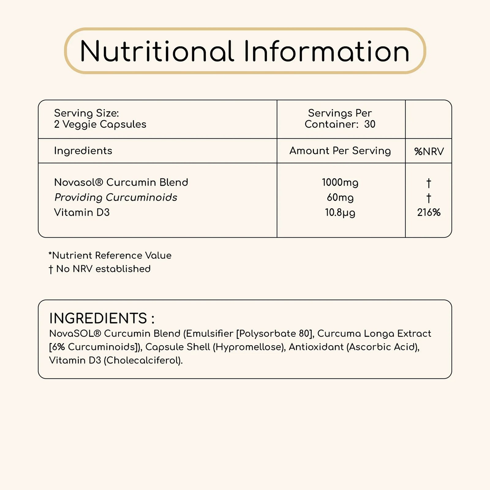 Optisorb Liquid Curcumin with Vitamin D