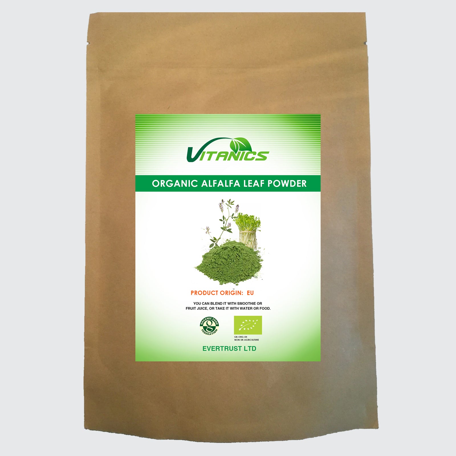 Organic Alfalfa Powder - 100% Certified