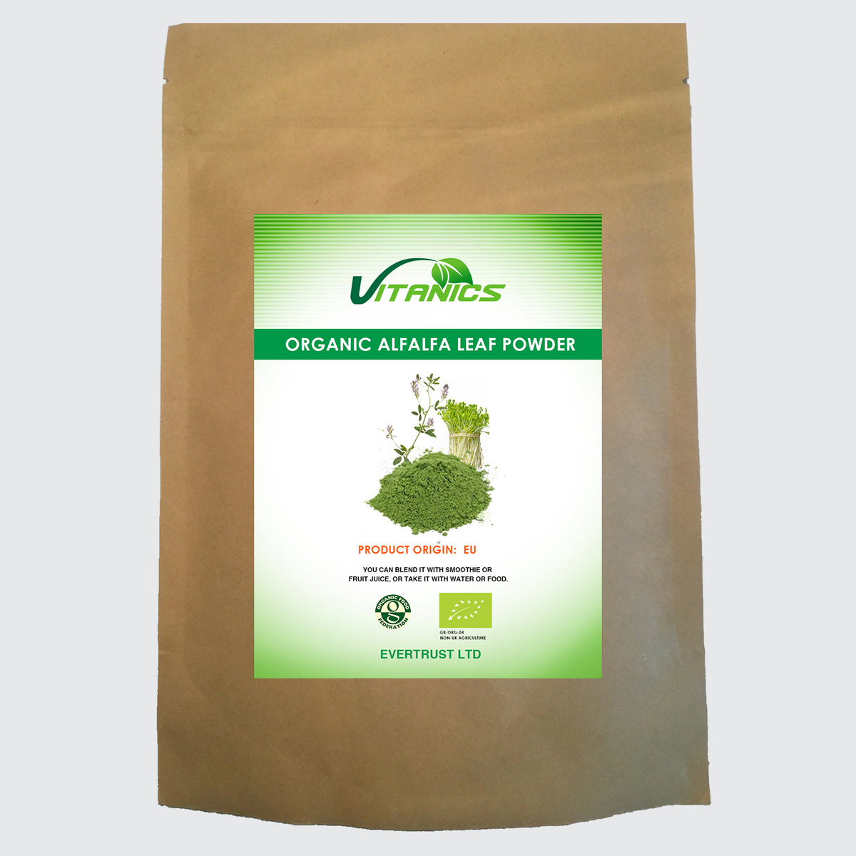 Organic Alfalfa Powder - 100% Certified | near me | My Organic Pantry
