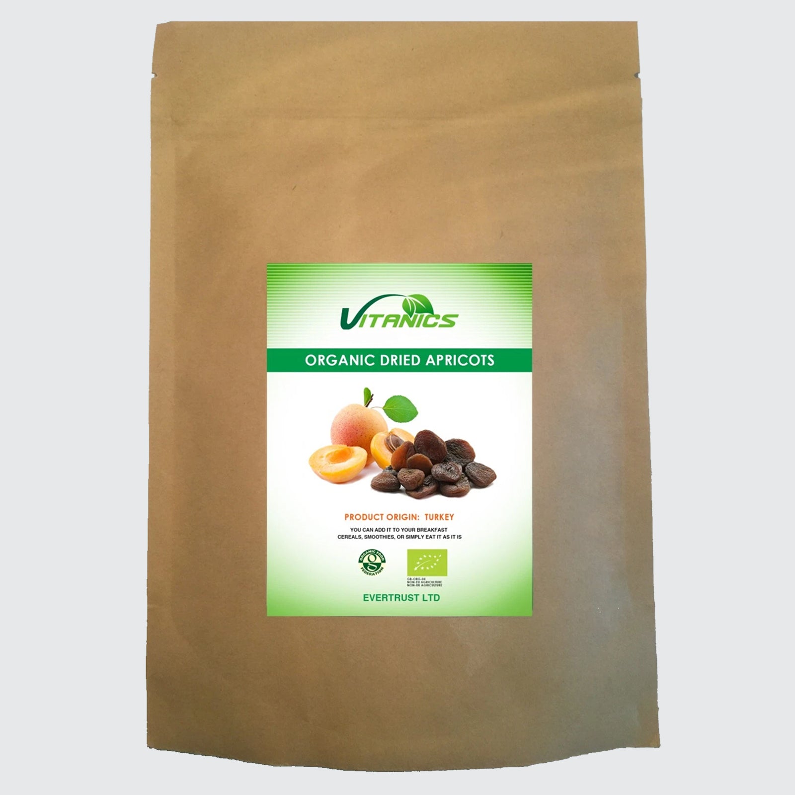 Organic Apricots Dried - 100% Certified