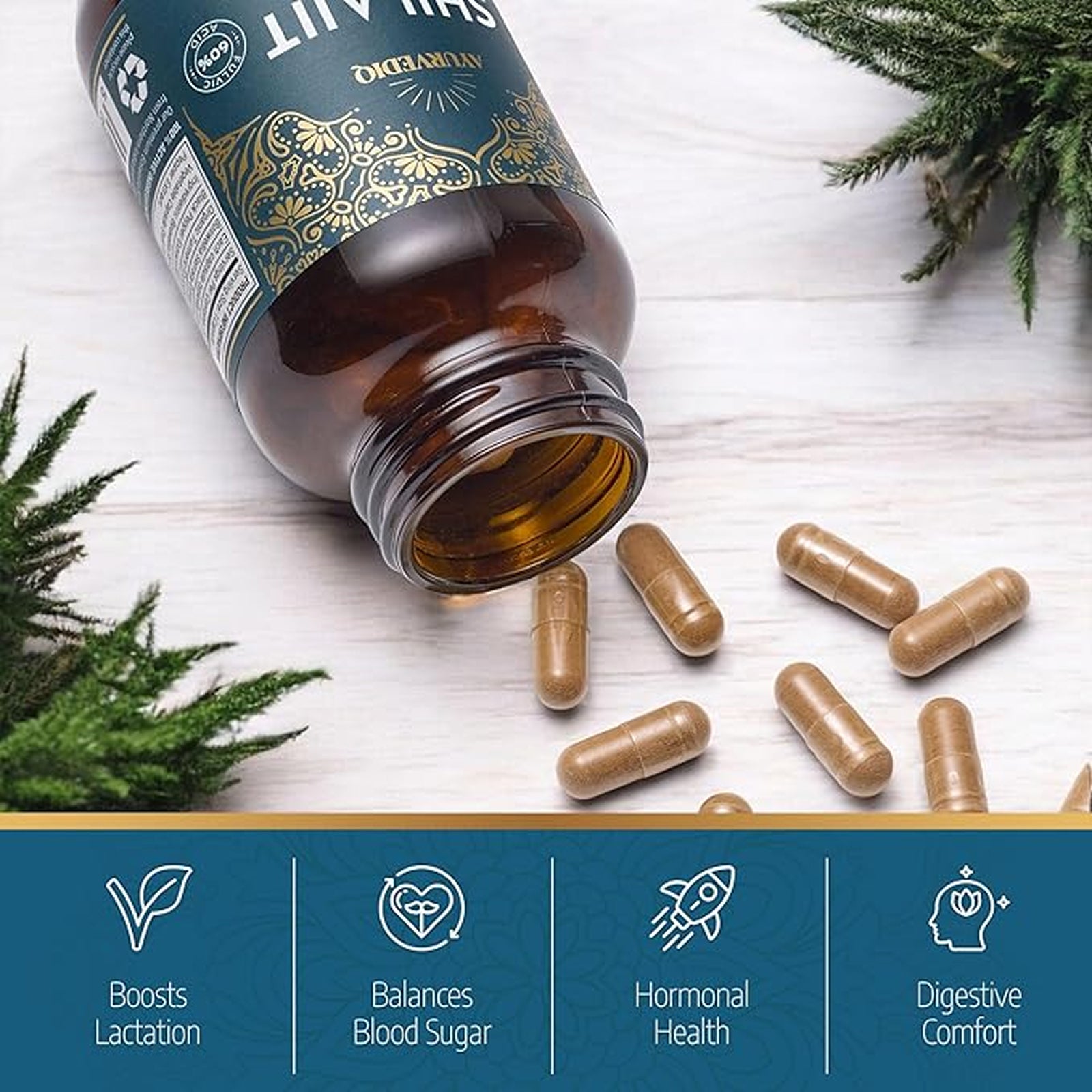 Organic Ashwagandha & Shilajit Extract