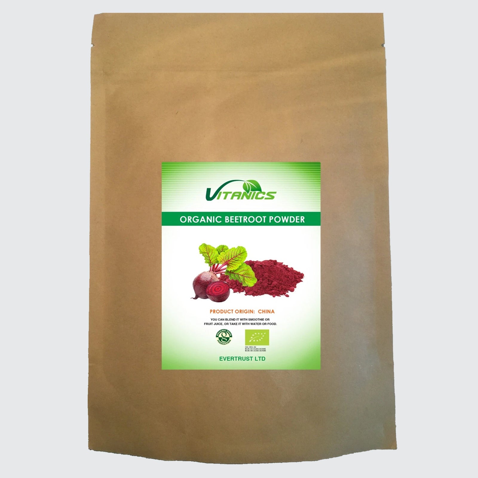 Organic Beetroot Powder - 100% Certified