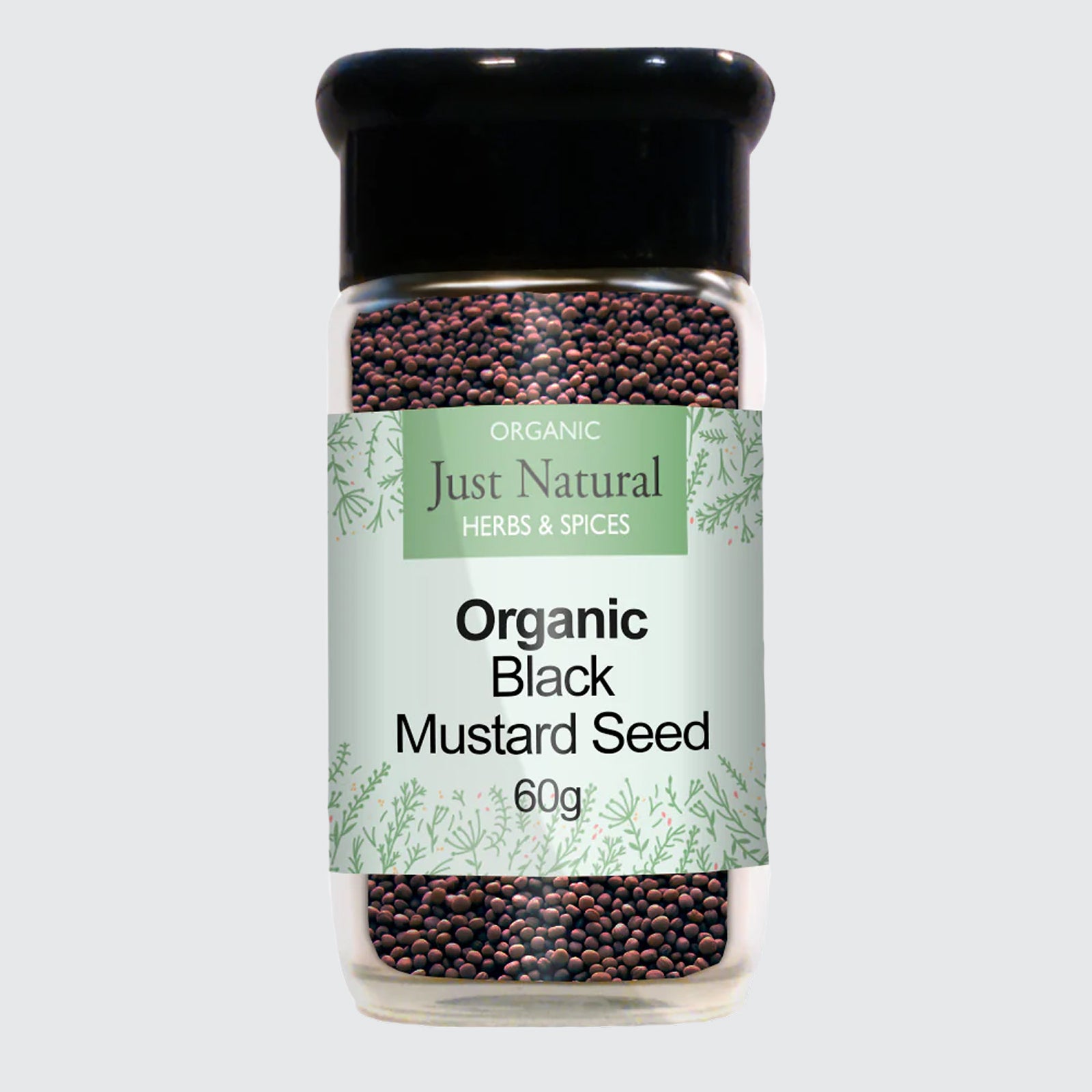 Organic Black Mustard Seed (Glass Jar)