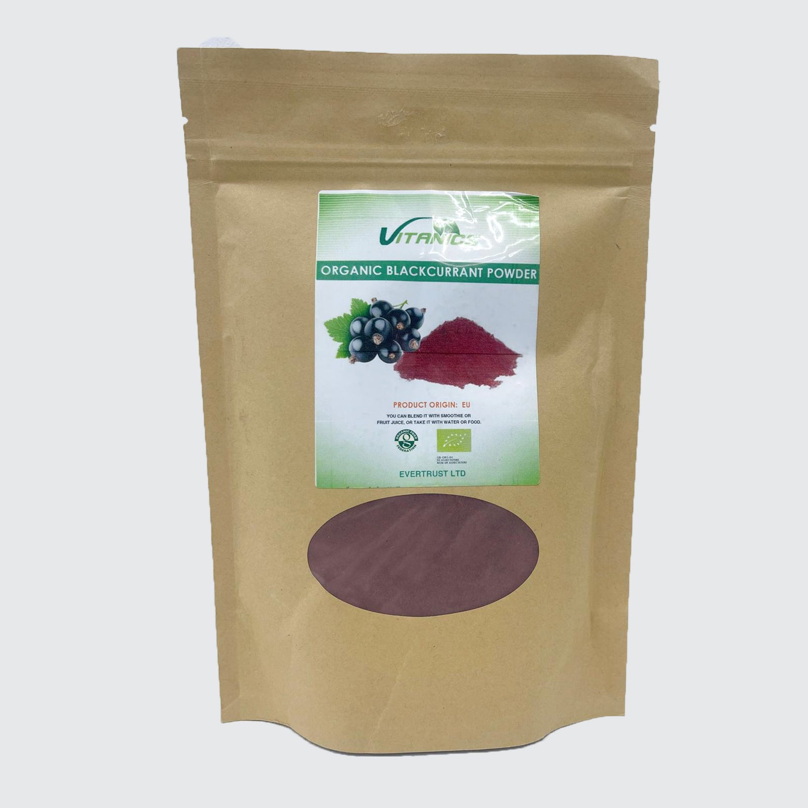 Organic Blackcurrant Powder - 100% Certified