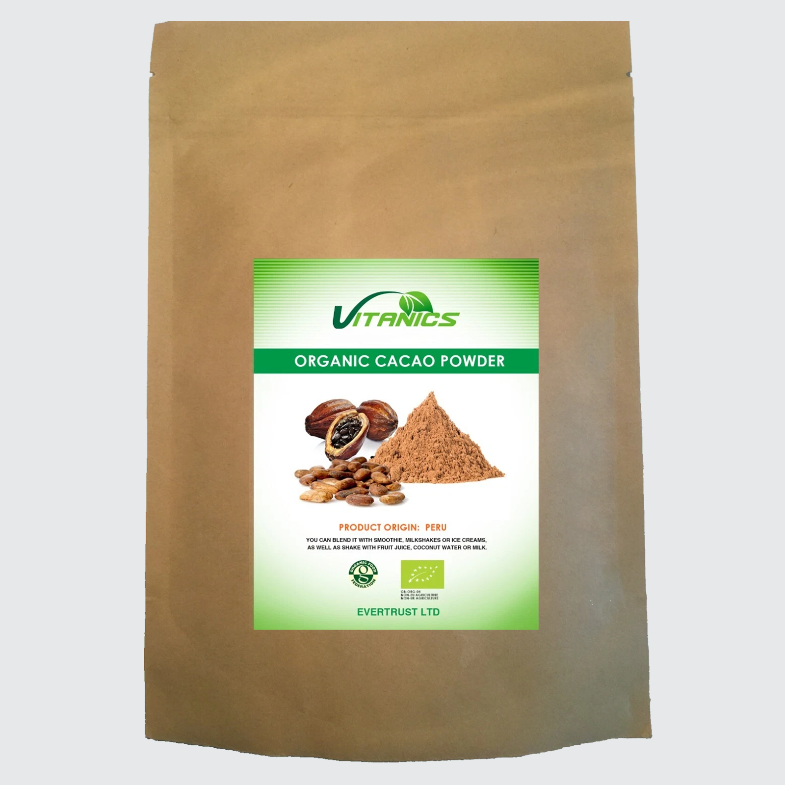 Organic Cacao Powder - 100% Certified