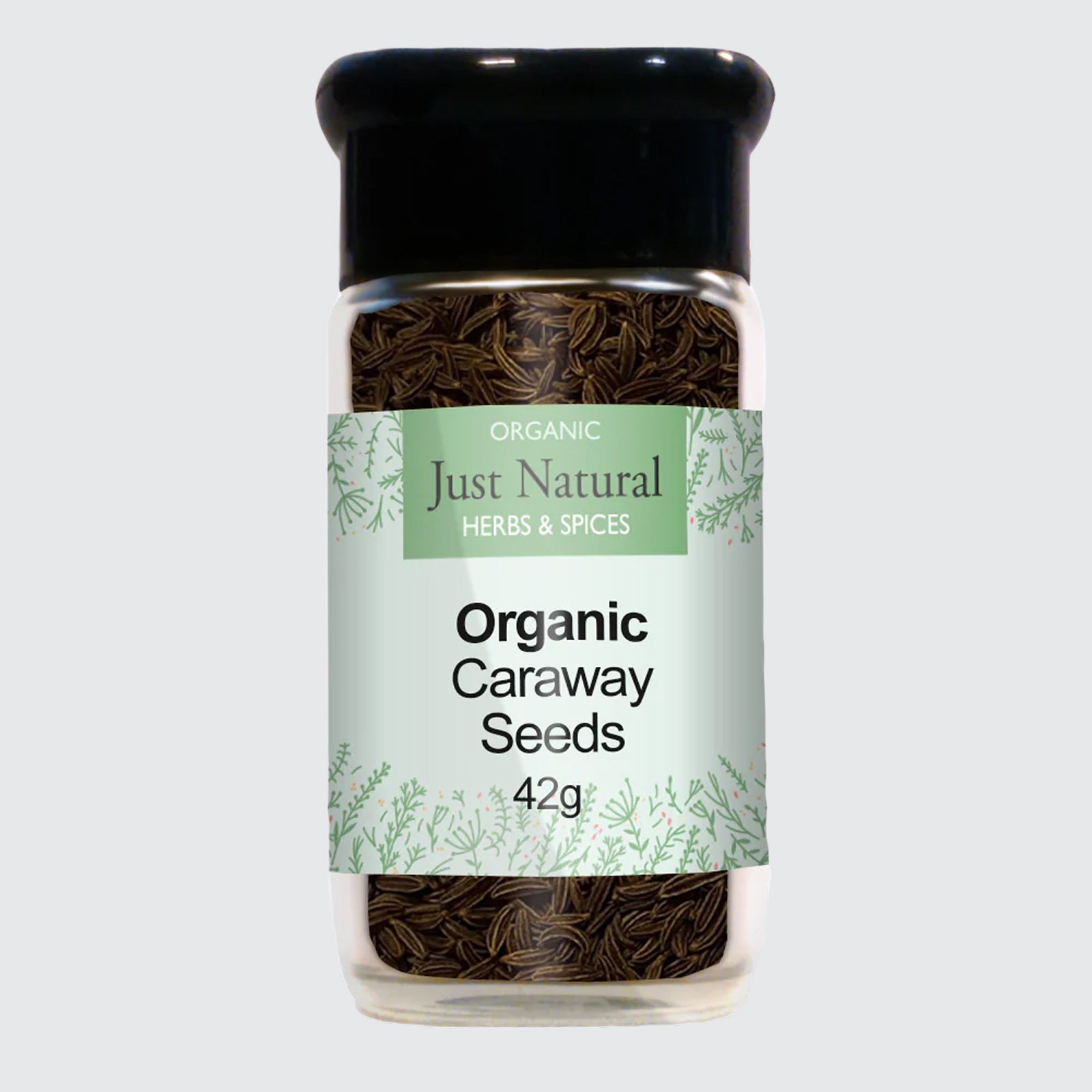 Organic Caraway Seeds (Glass Jar)
