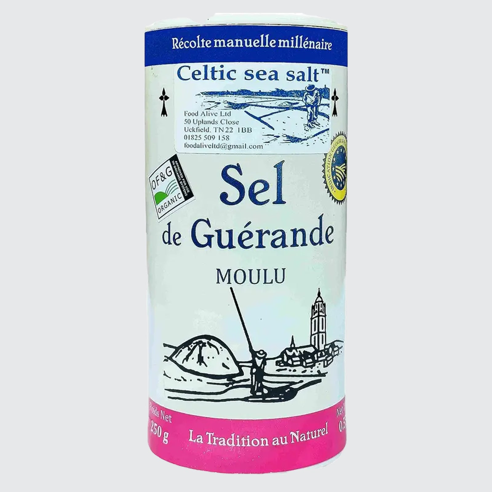 Organic Celtic Sea Salt Fine Shaker