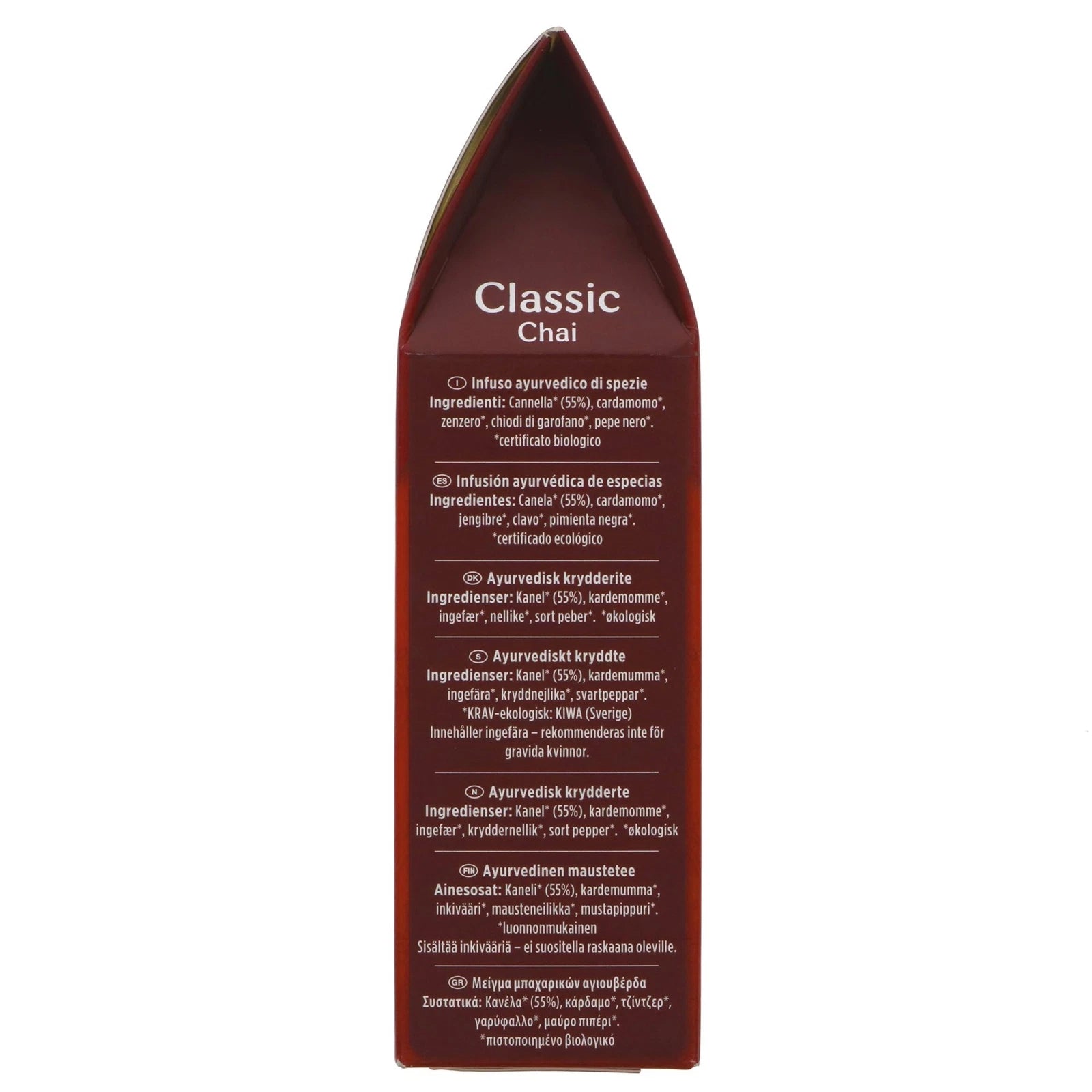 Organic Classic Chai Teabags
