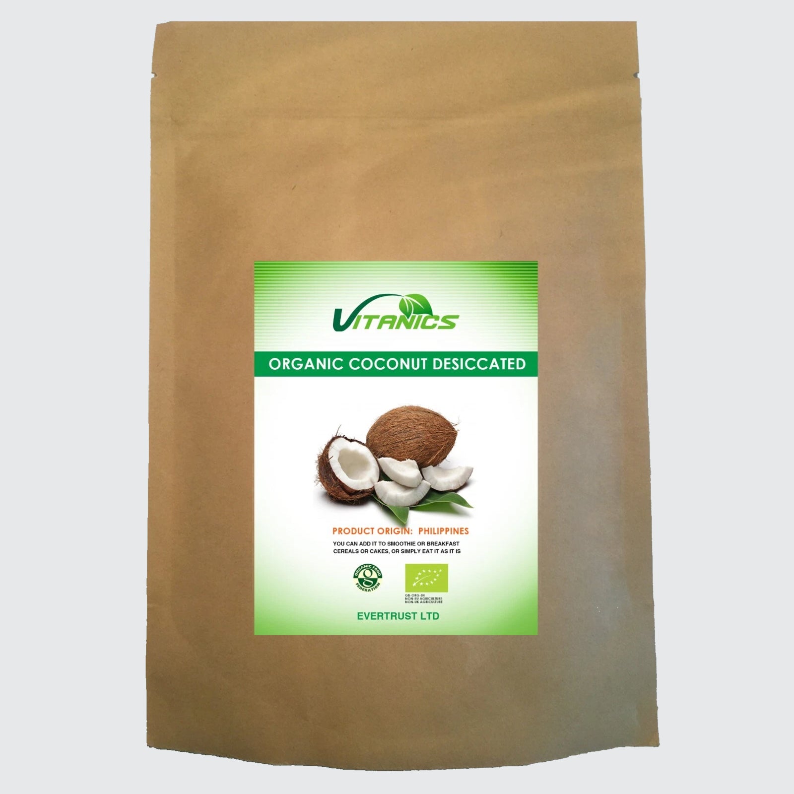 Organic Coconut Desiccated (Grated) - 100% Certified