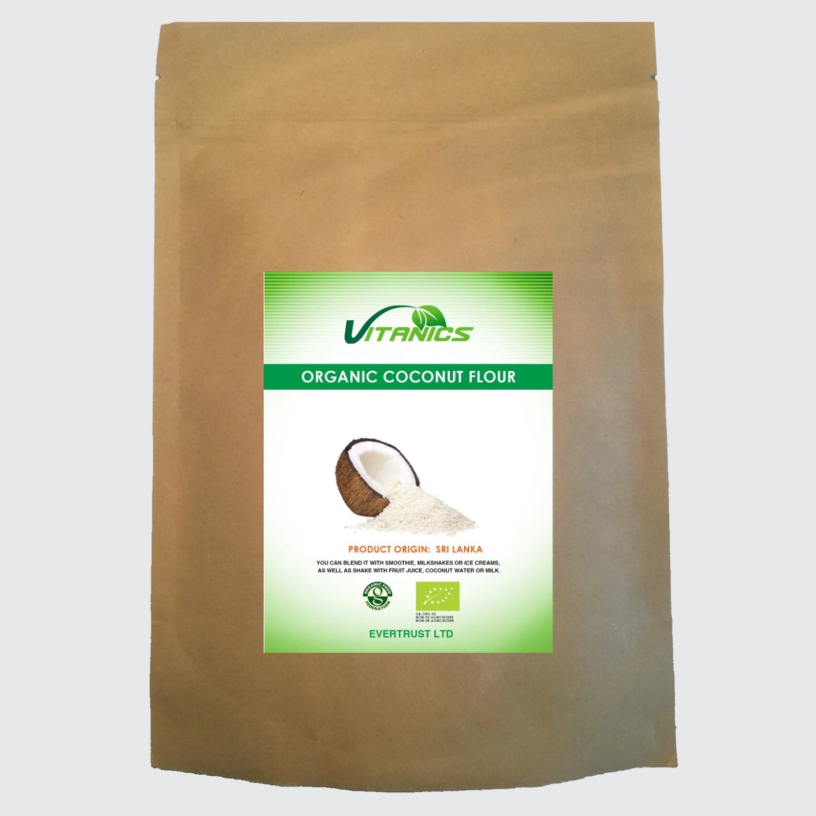 Organic Coconut Flour - 100% Certified