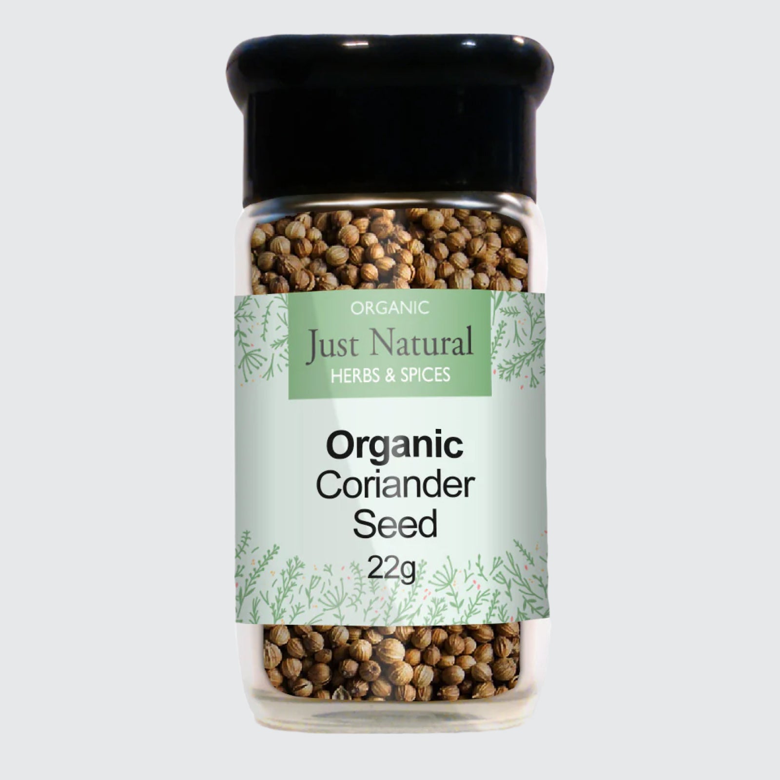 Organic Coriander Seed (Glass Jar)