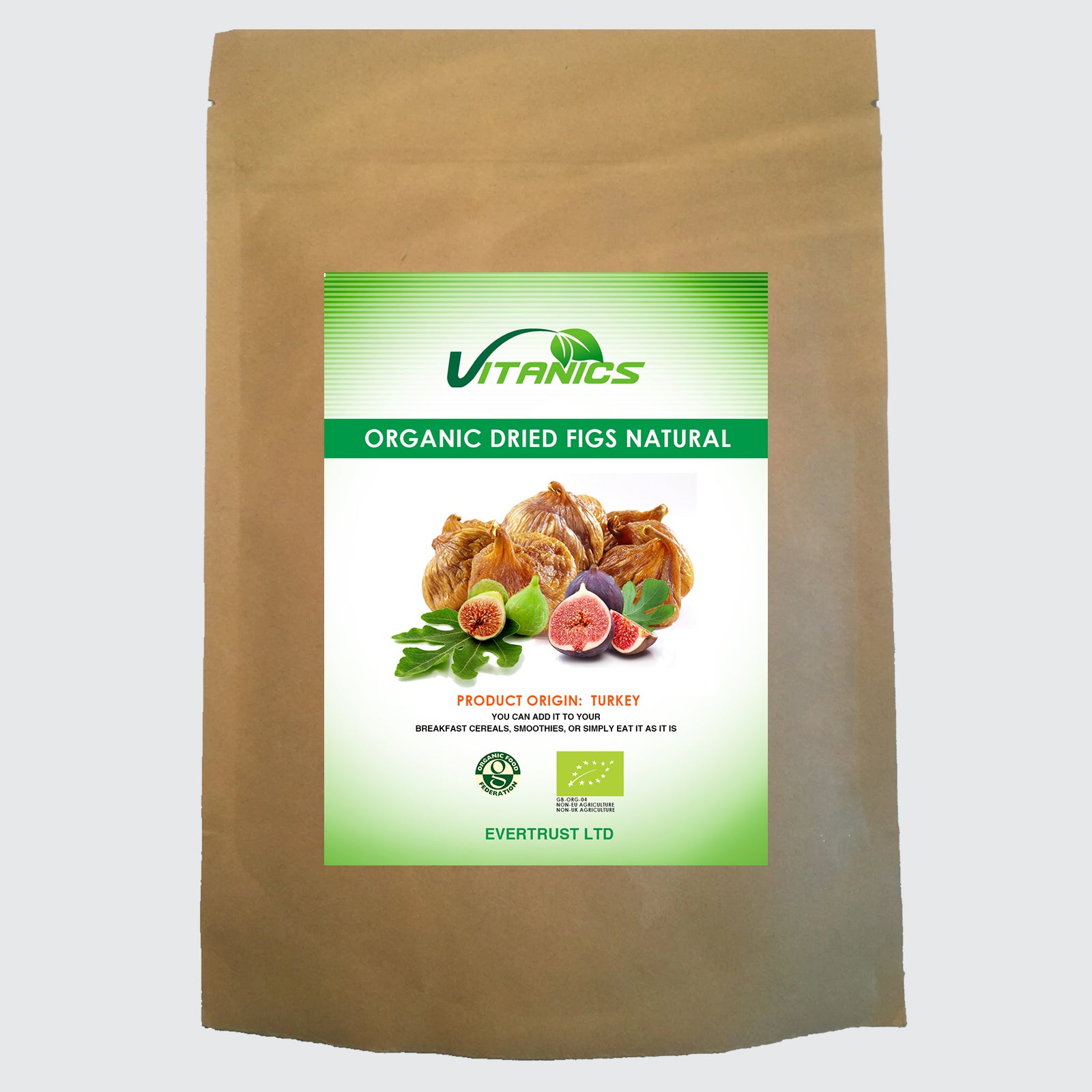 Organic Dried Figs - 100% Certified