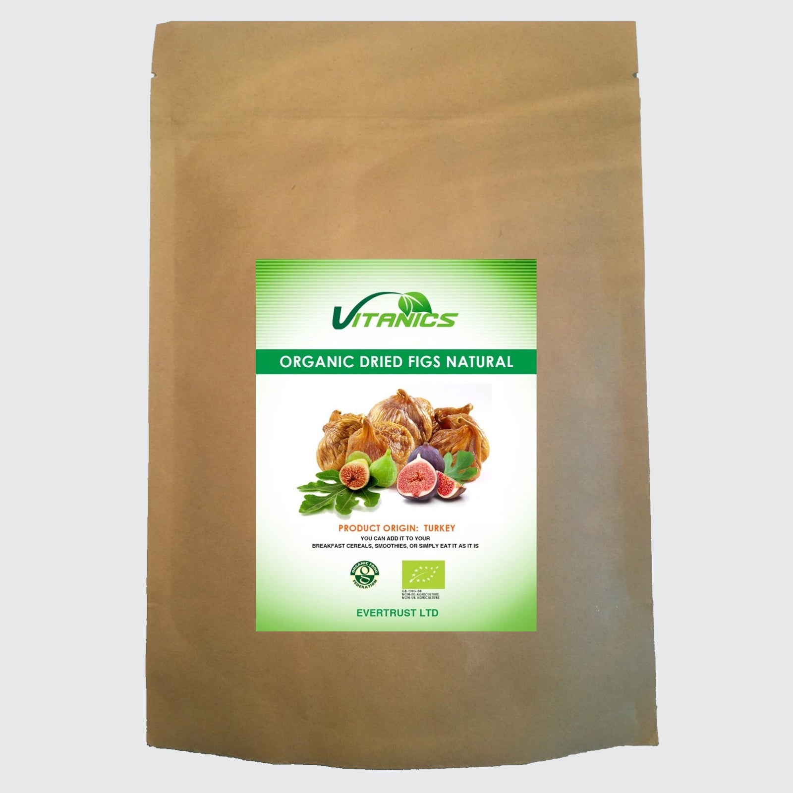 Organic Dried Figs - 100% Certified
