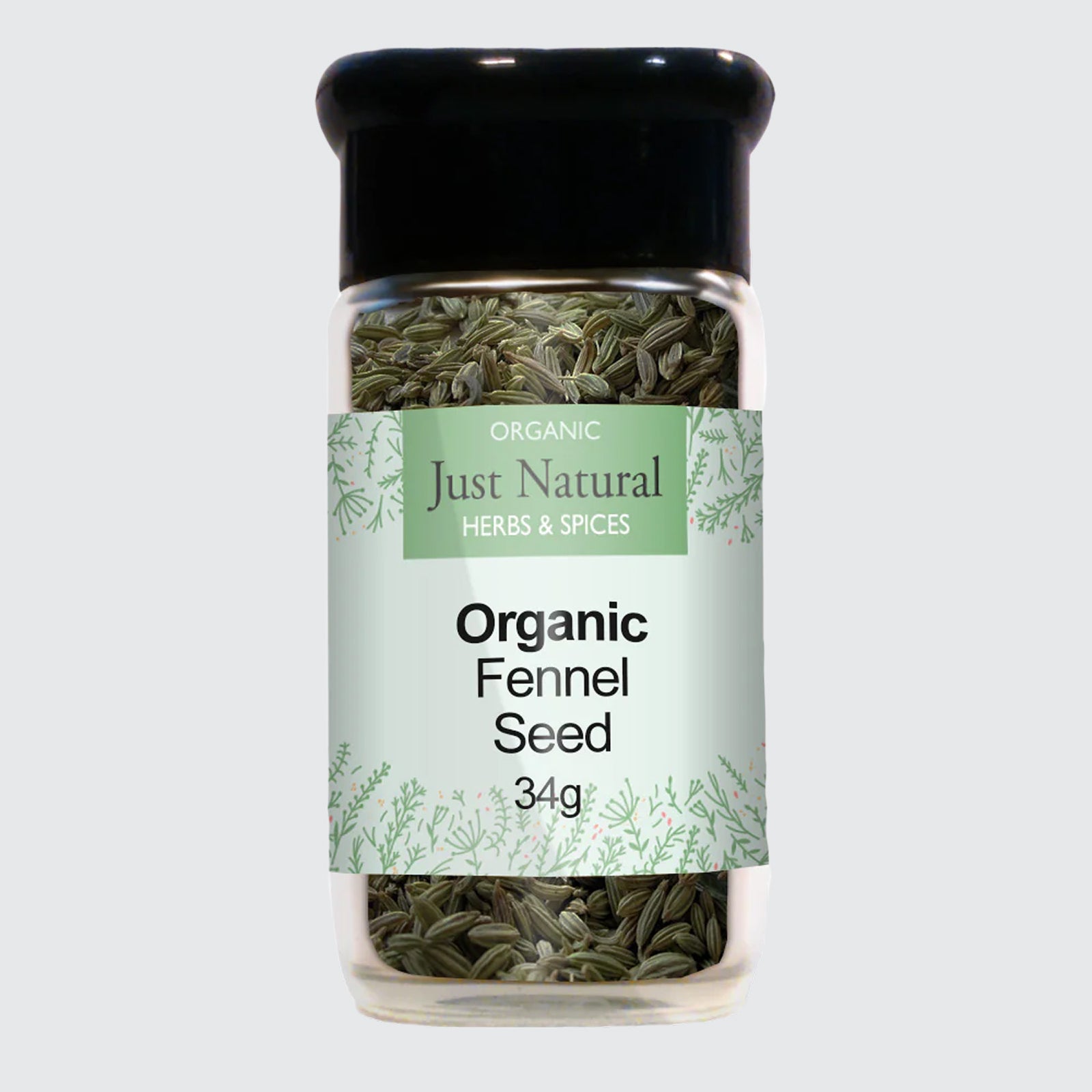 Organic Fennel Seed (Glass Jar)