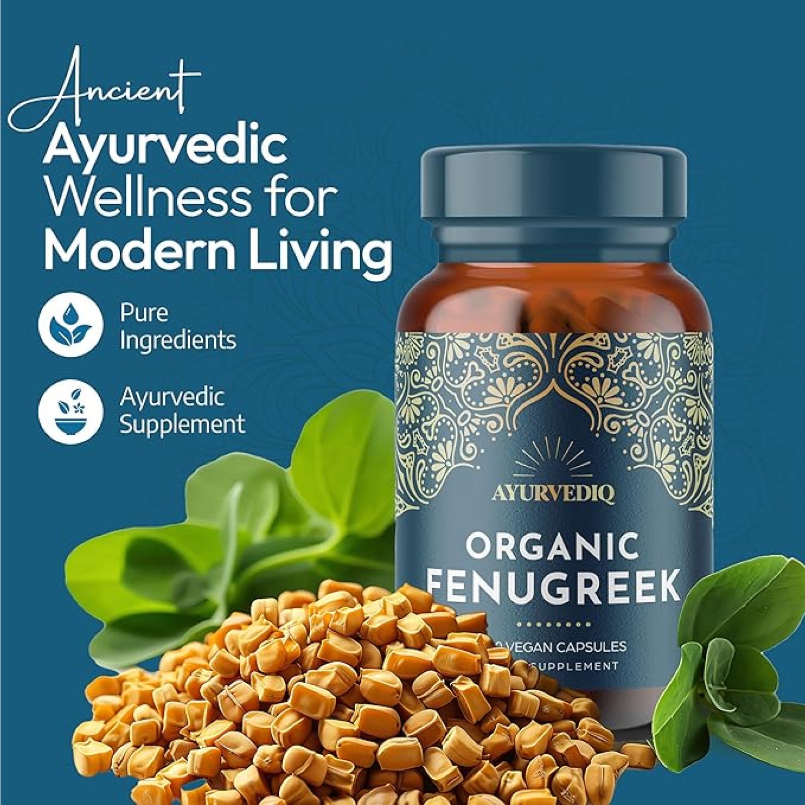 Organic Fenugreek 120 Caps
