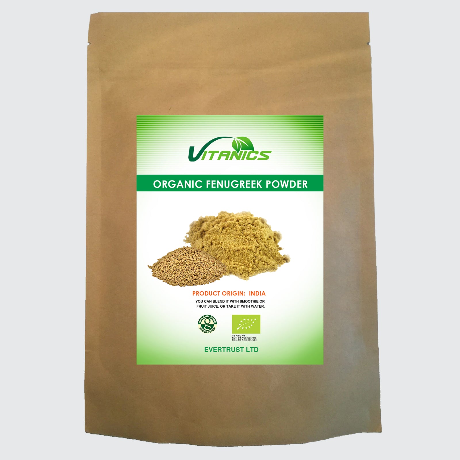 Organic Fenugreek Seeds Powder - 100% Certified