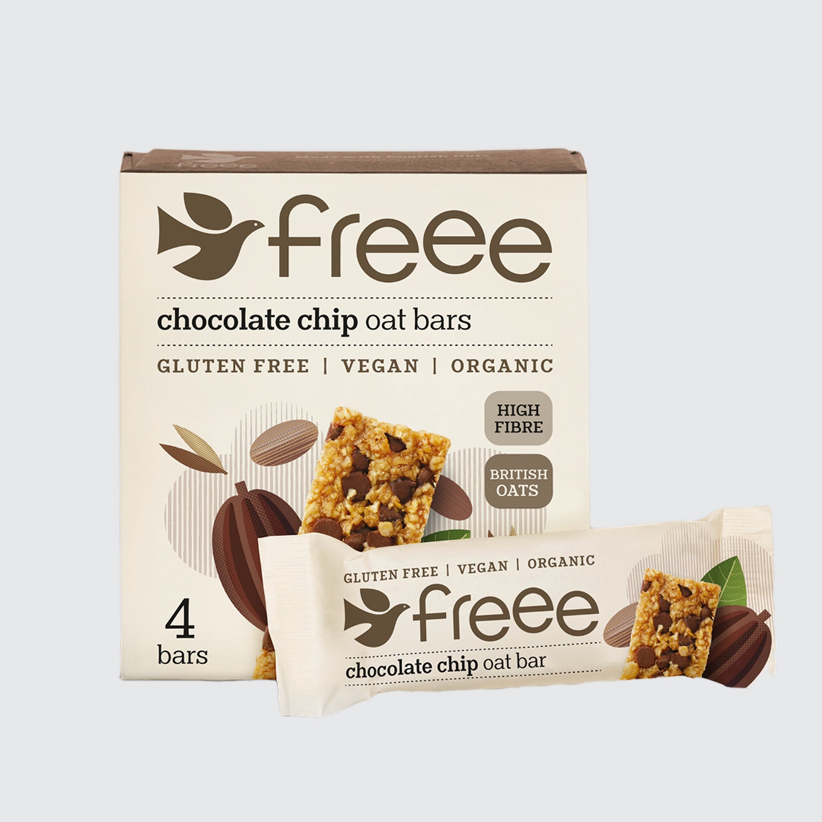 Organic Gluten Free Choc Chip Flapjack 4 x 35g