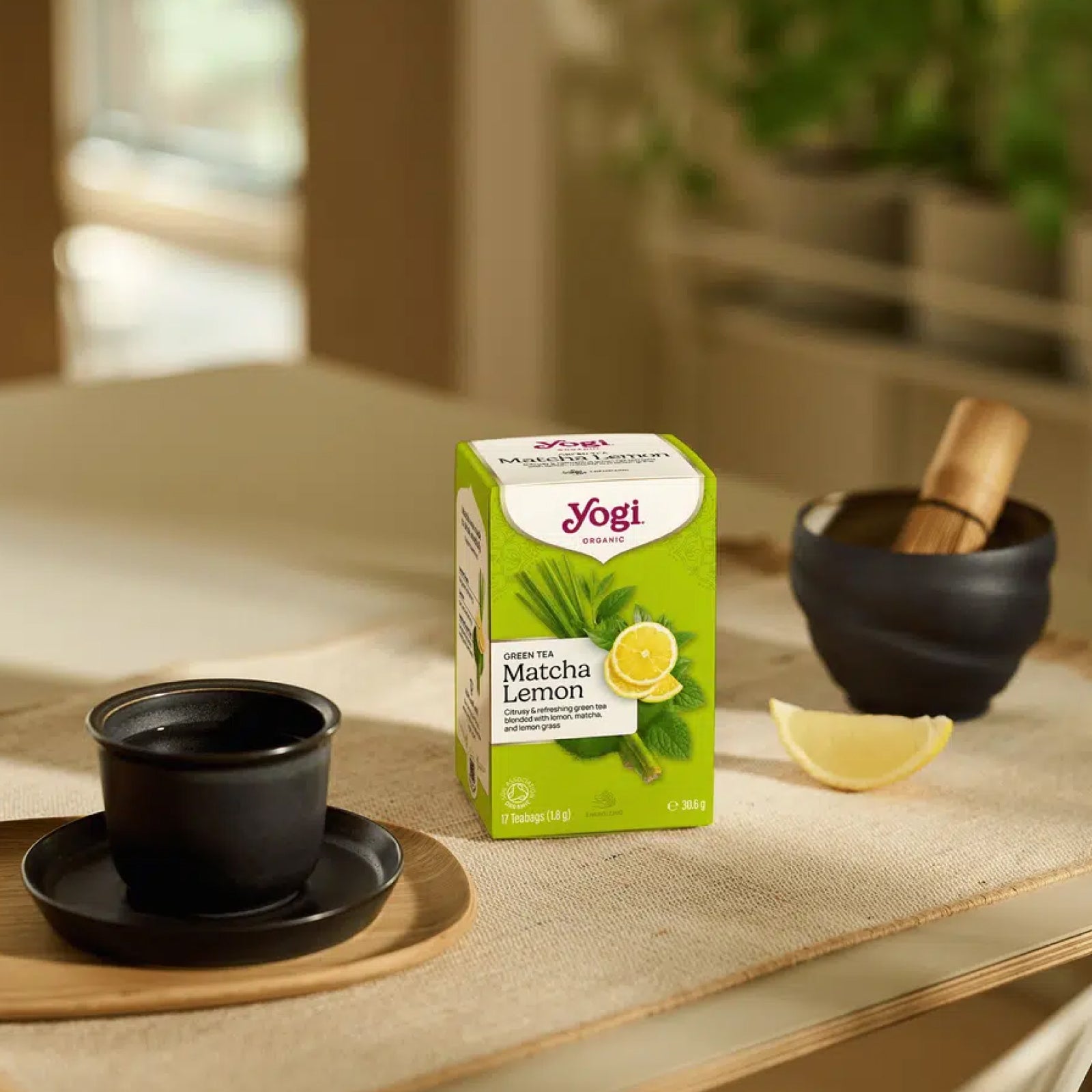 Organic Green Tea Matcha Lemon Teabags