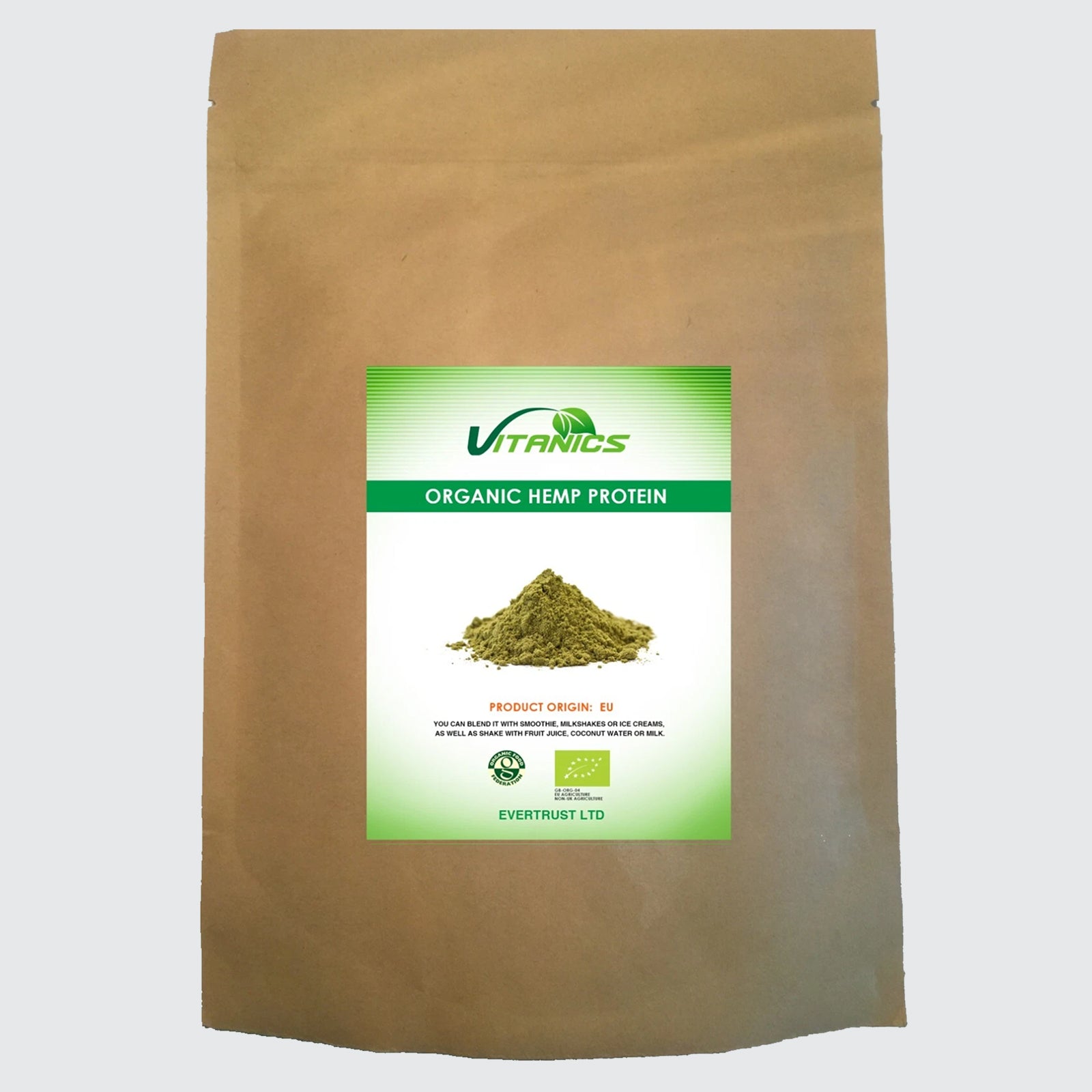 Organic Hemp Protein Powder - 100% Certified