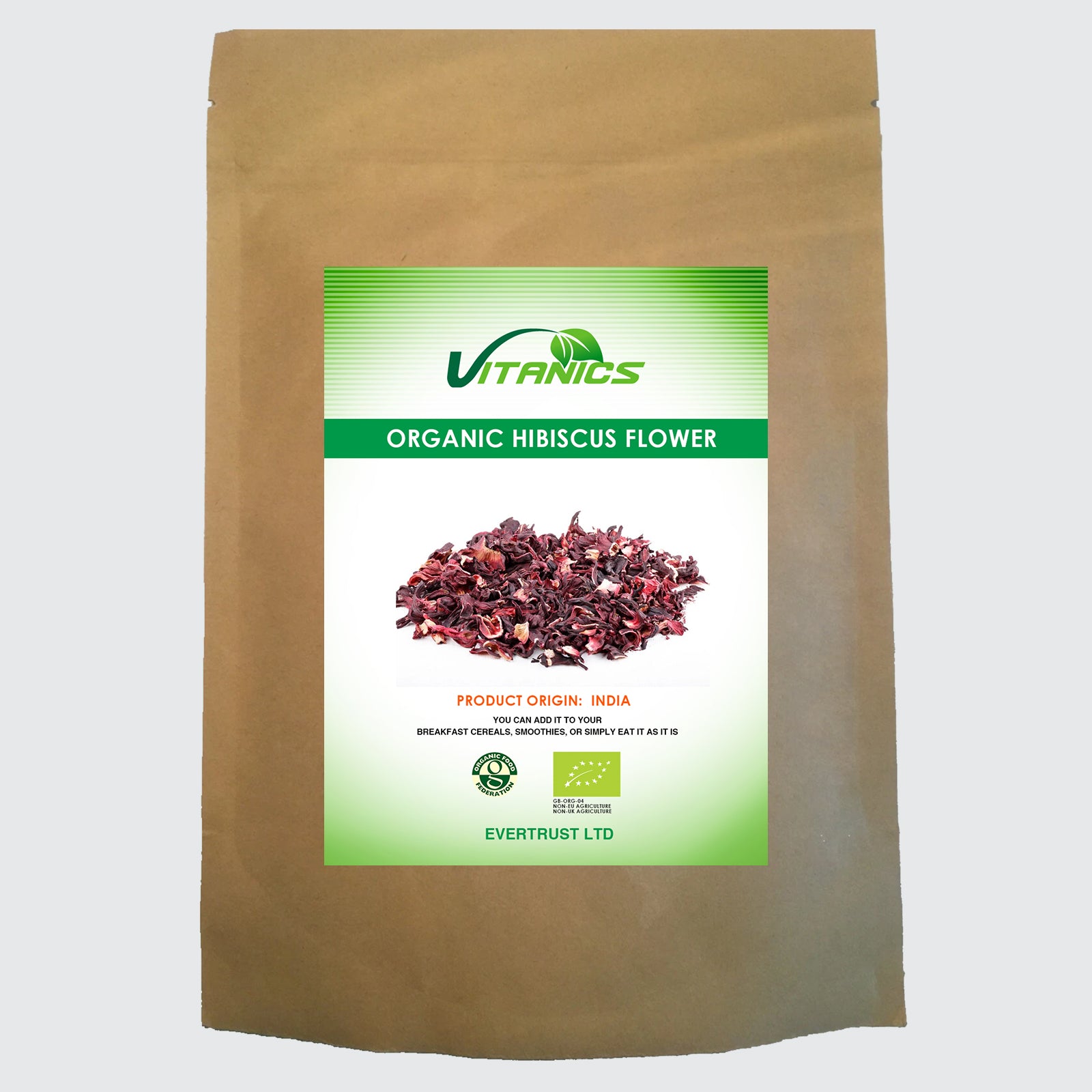 Organic Hibiscus Powder - 100% Certified