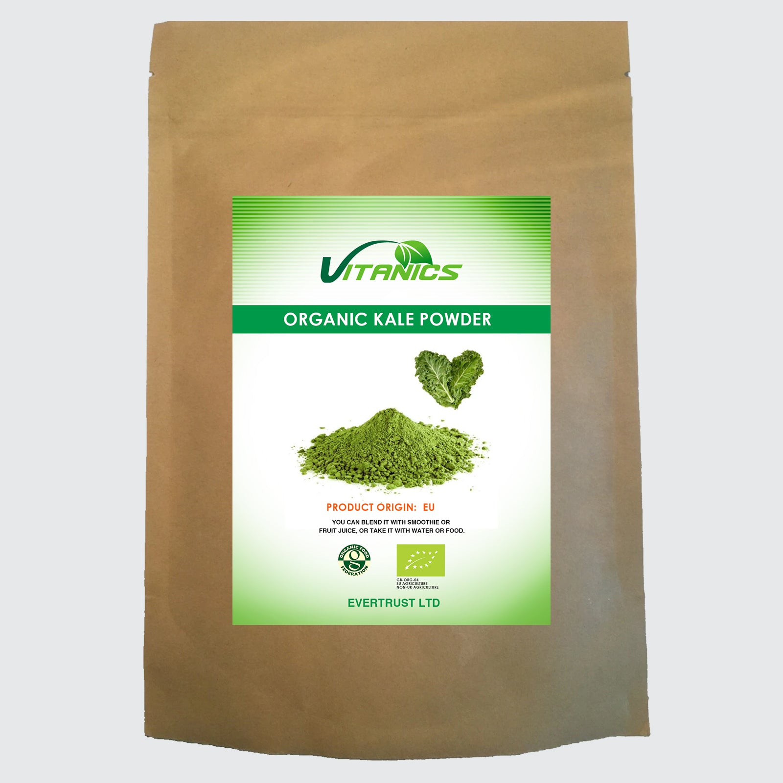 Organic Kale Powder - 100% Certified