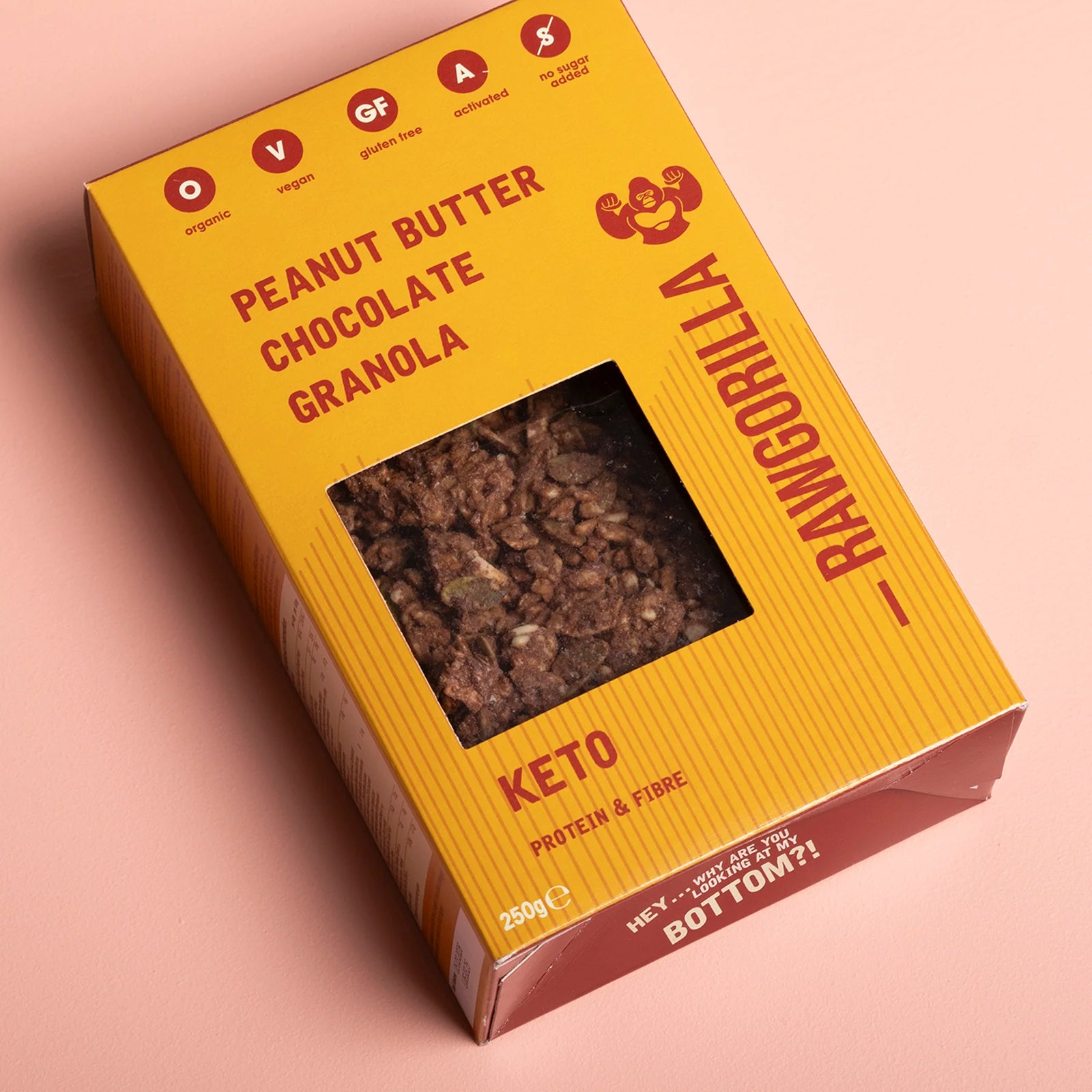 KETO Peanut Butter Chocolate Granola - Vegan - Gluten Free - No Added Sugar