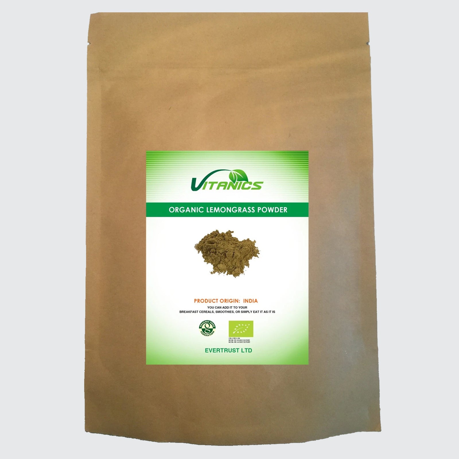 Organic Lemongrass Powder - 100% Certified