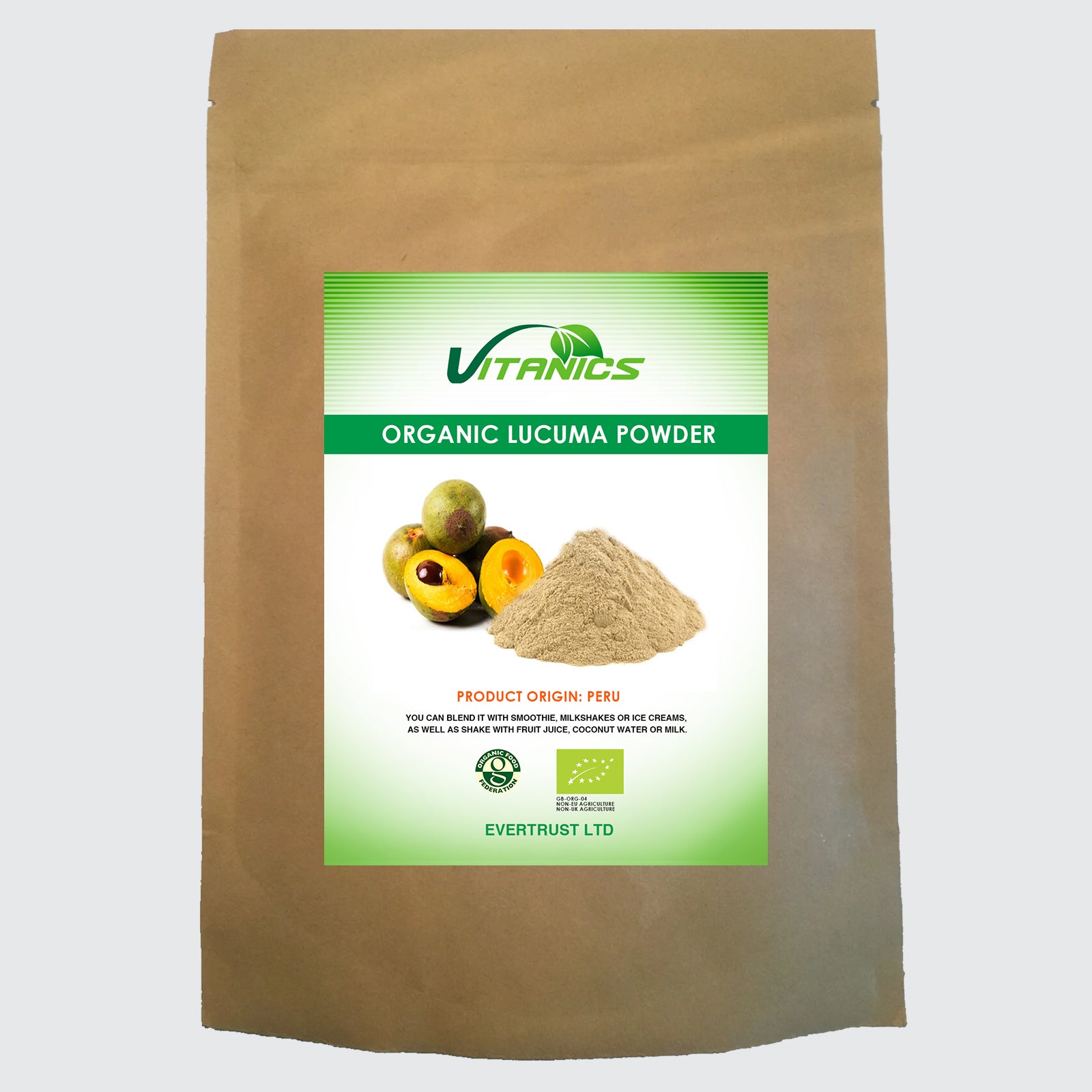 Organic Lucuma Powder - 100% Certified