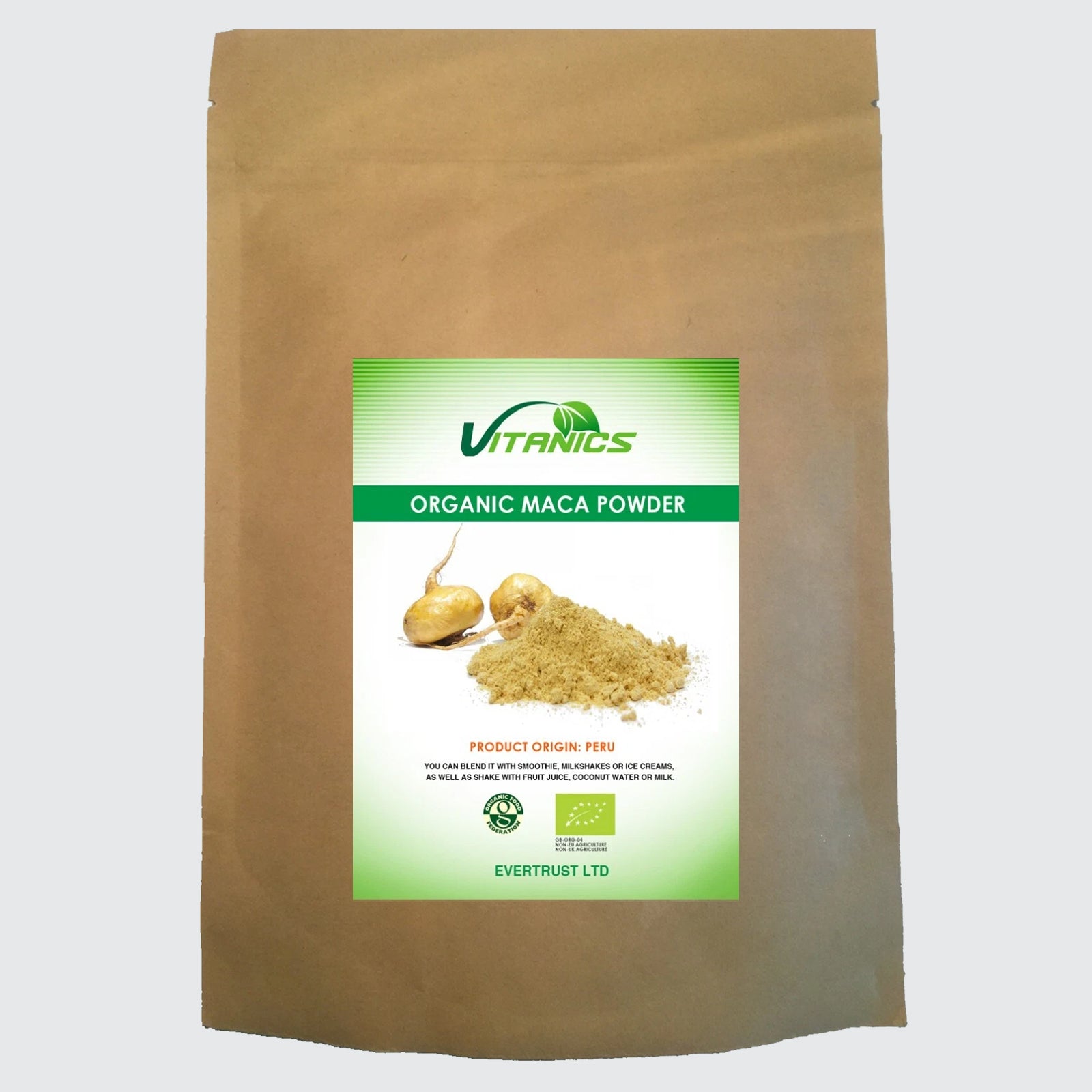 Organic Maca Powder - 100% Certified