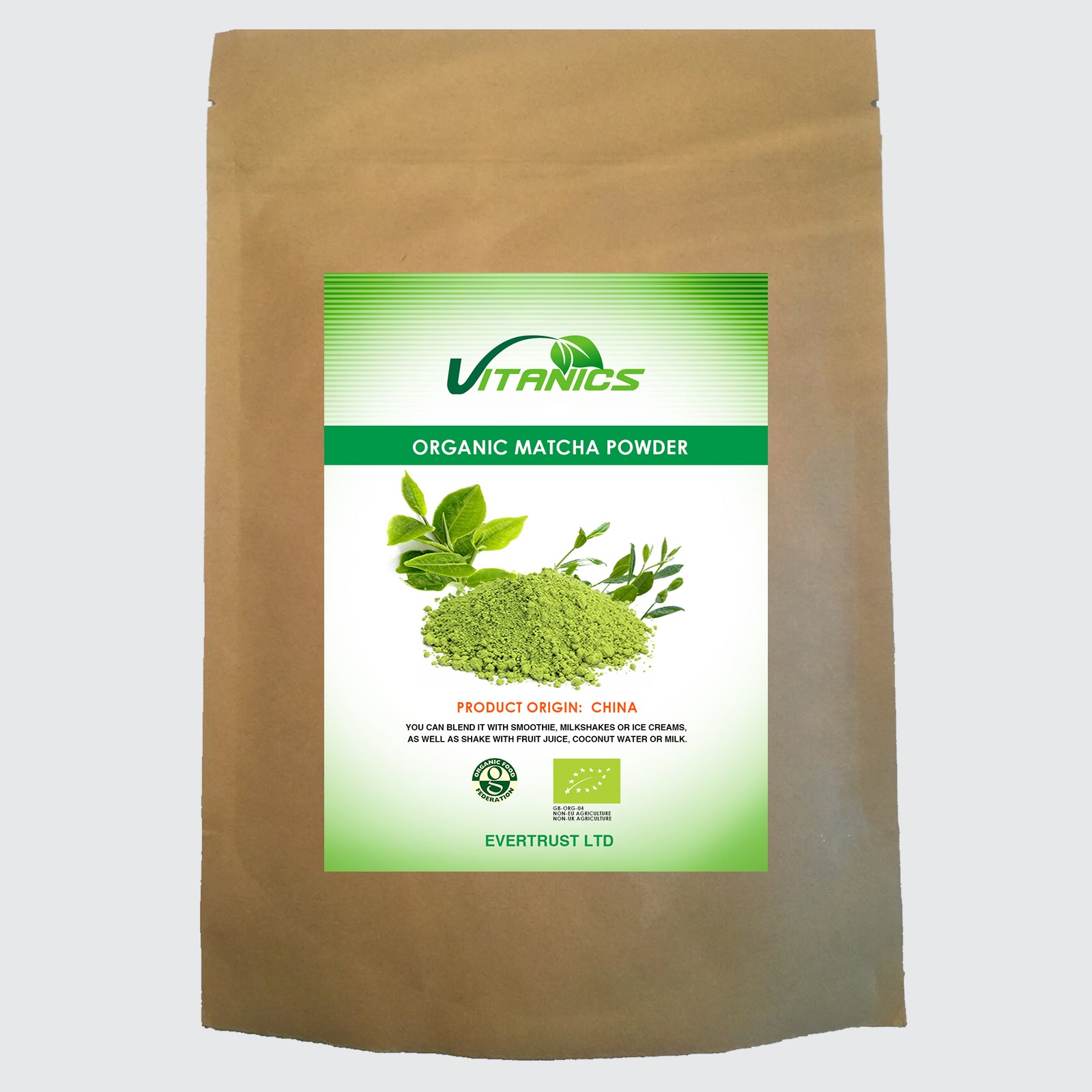 Organic Matcha Powder (Ceremonial) - 100% Certified