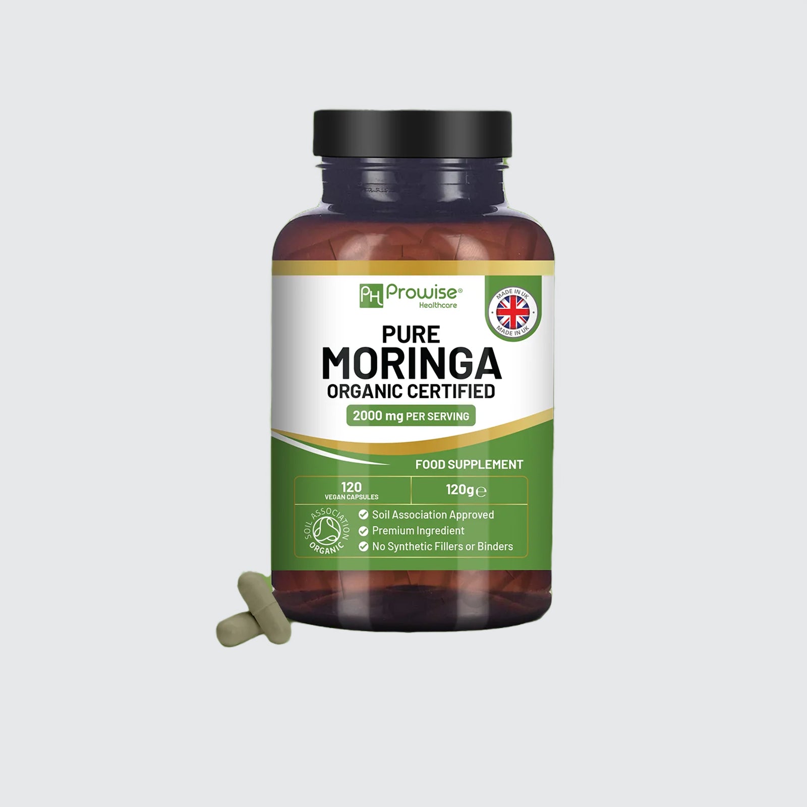 Organic Moringa Capsules 2000mg