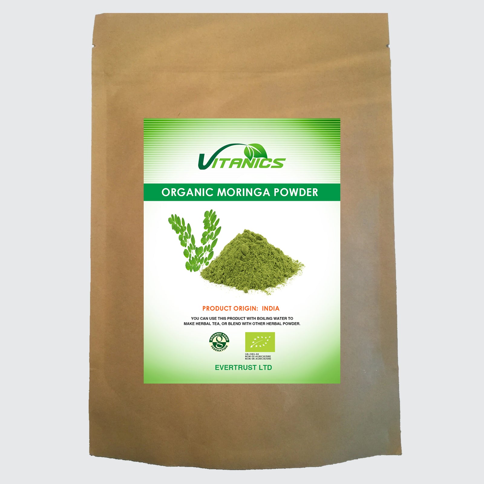 Organic Moringa Leaf Powder - 100% Certified