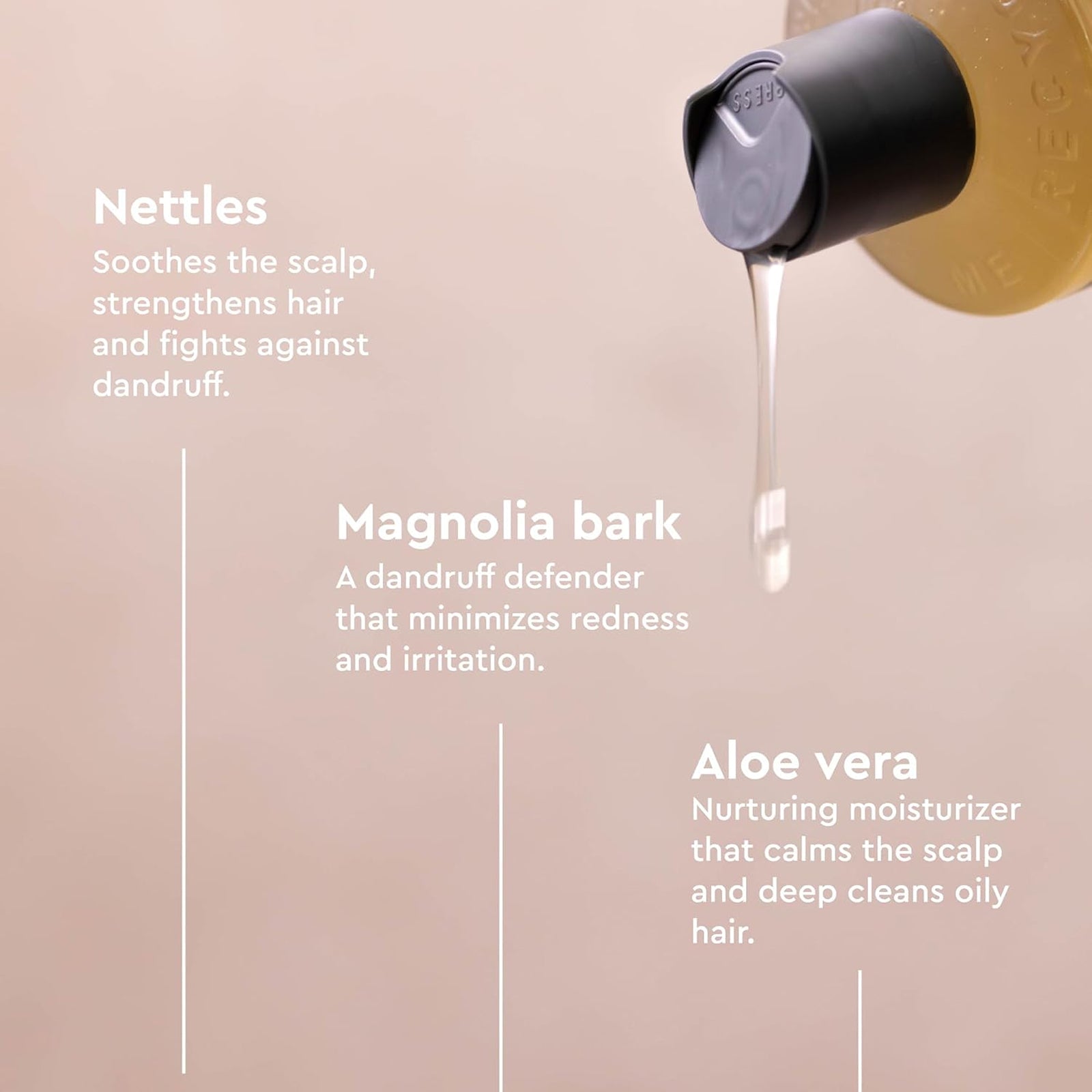 Organic Nettle Shampoo Anti-Dandruff