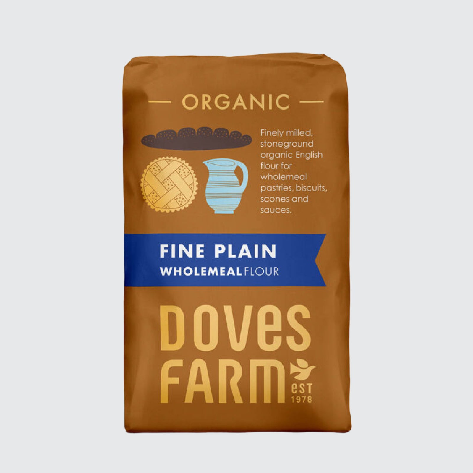 Organic Plain Fine Wholemeal Flour