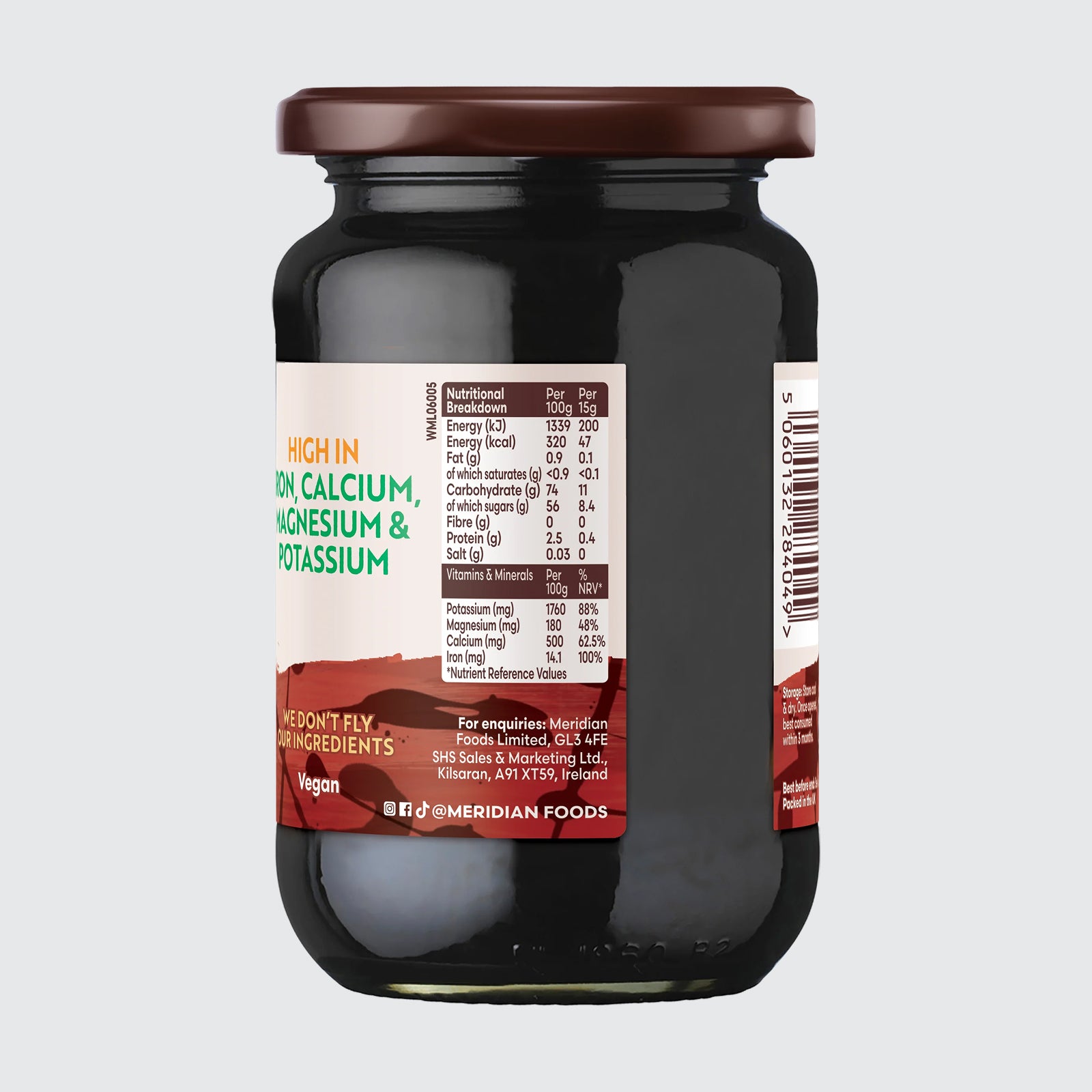 Organic Pure Blackstrap Molasses