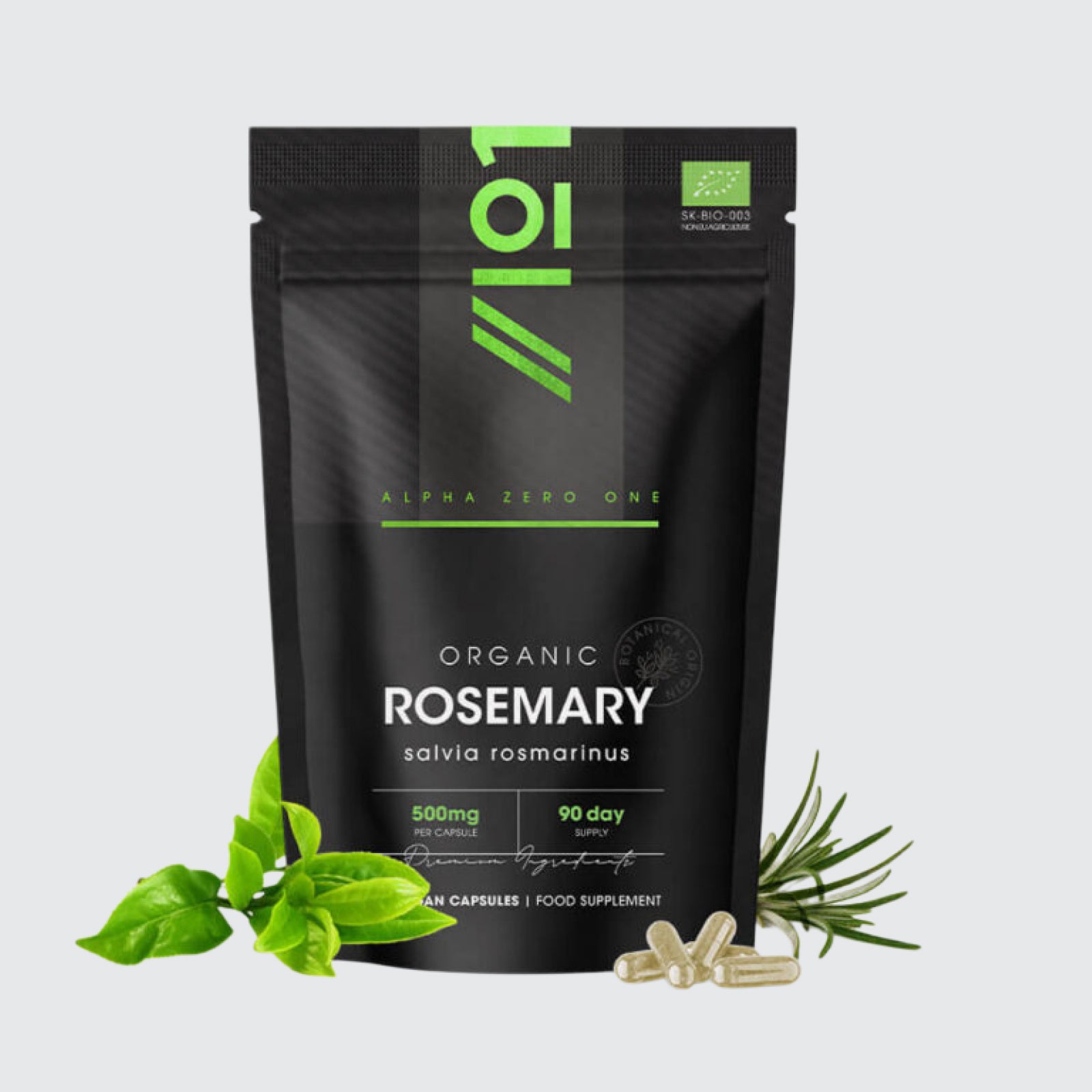 Organic Rosemary Powder 500mg