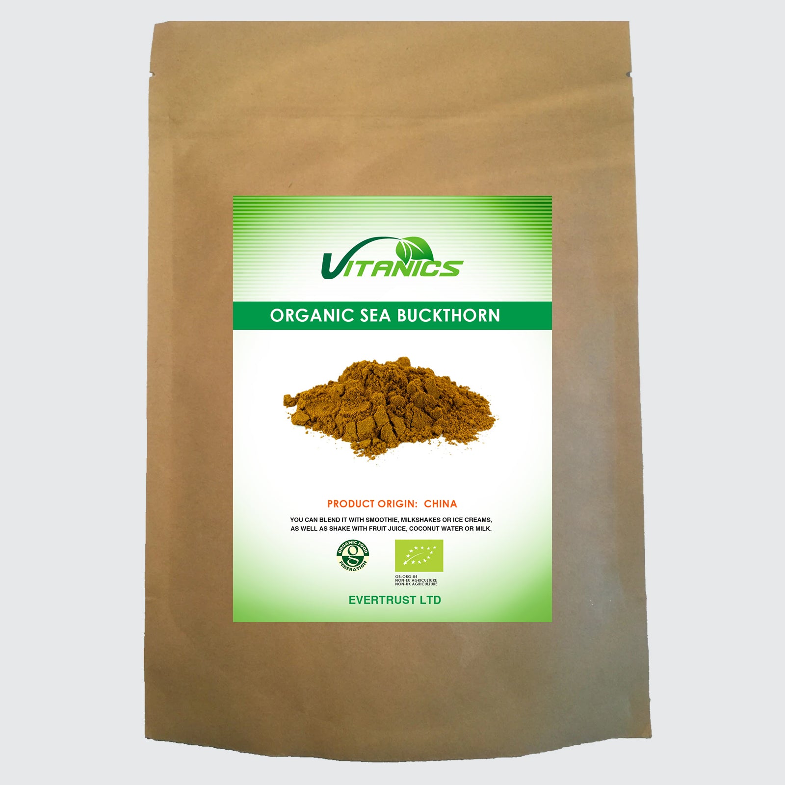 Organic Sea Buckthorn Powder