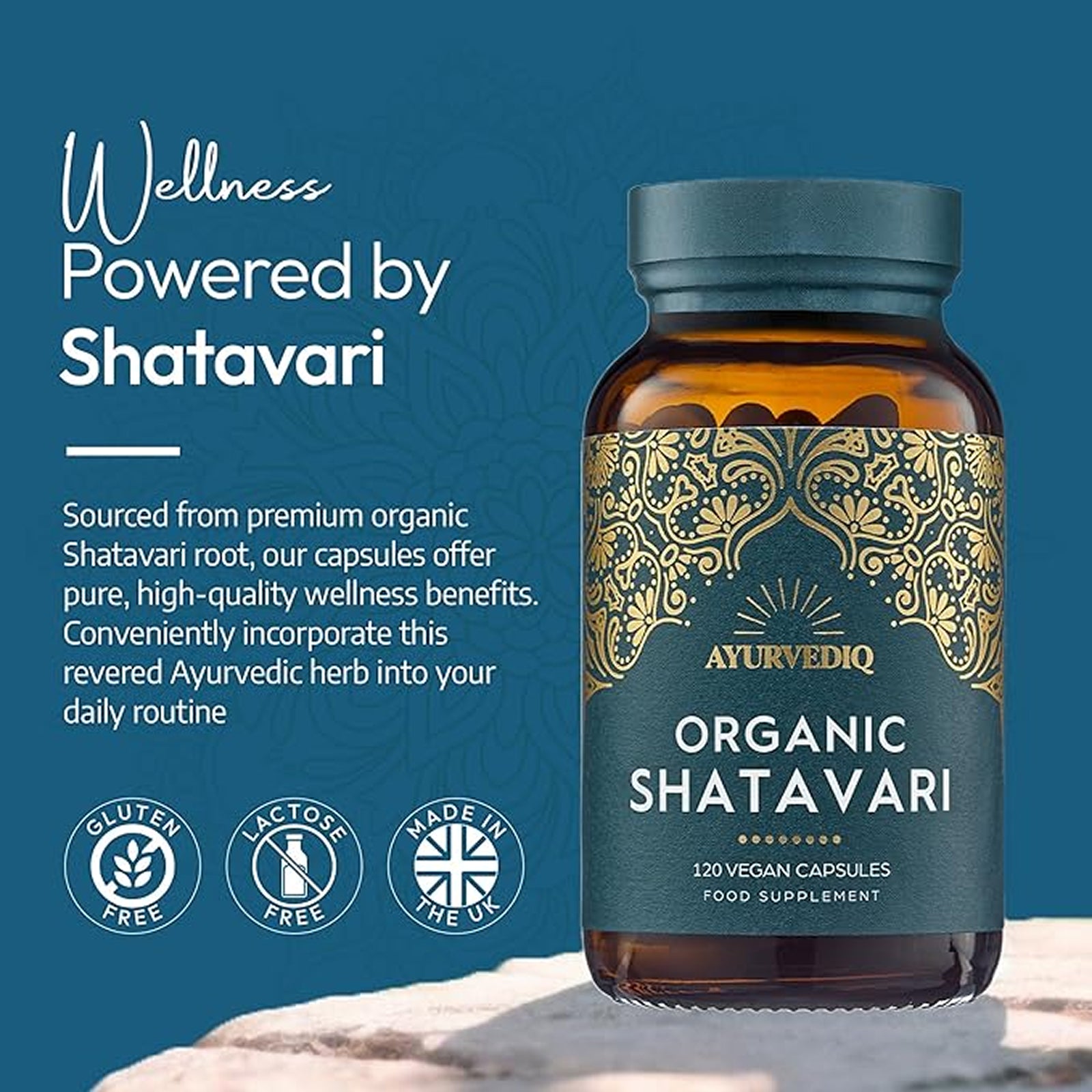 Organic Shatavari 120 Caps