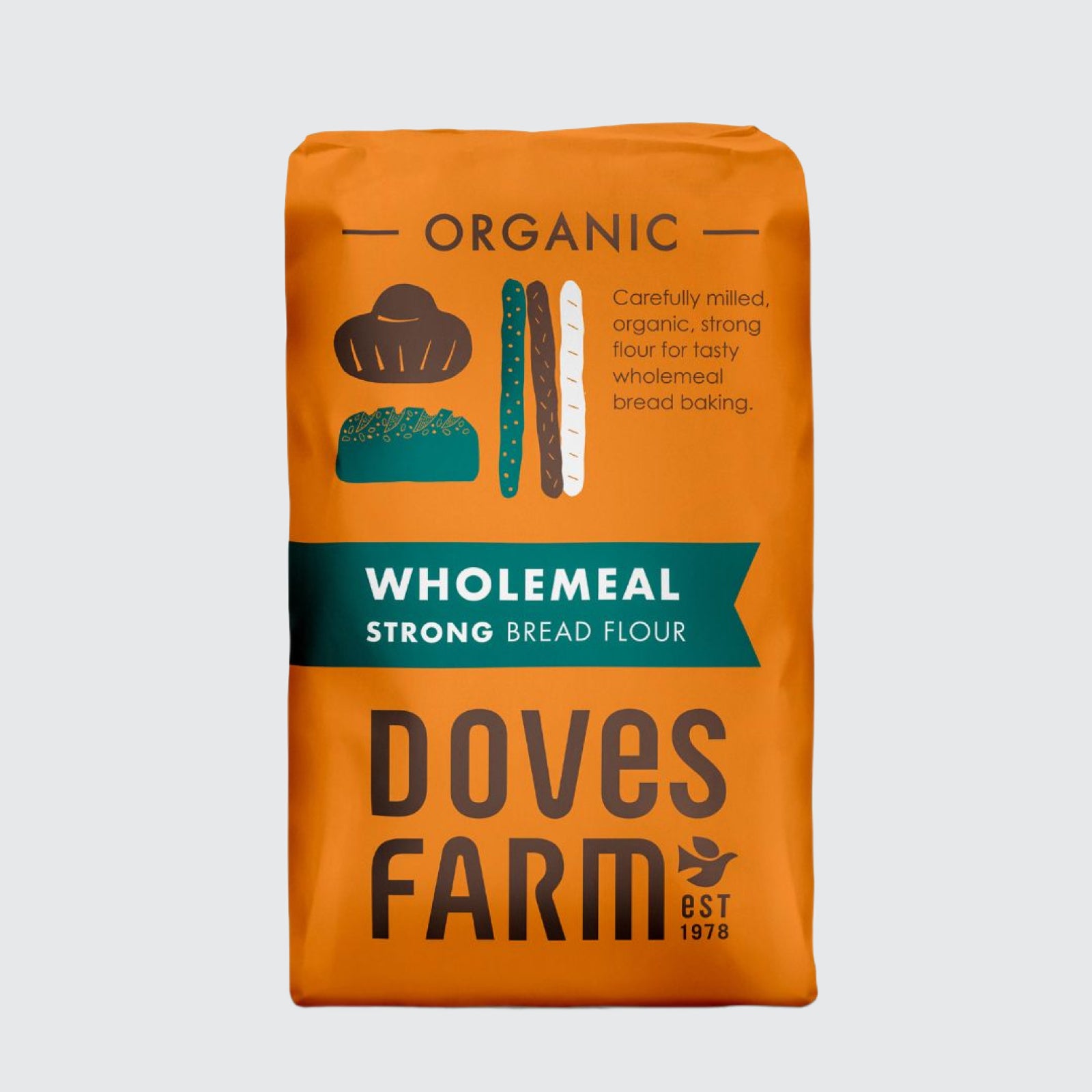 Organic Strong Wholemeal Bread Flour