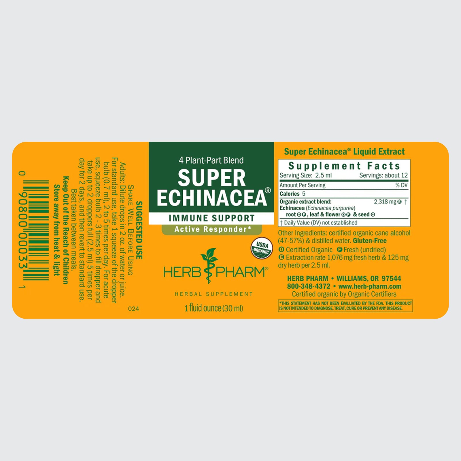 Organic  Super Echinacea - super immune support