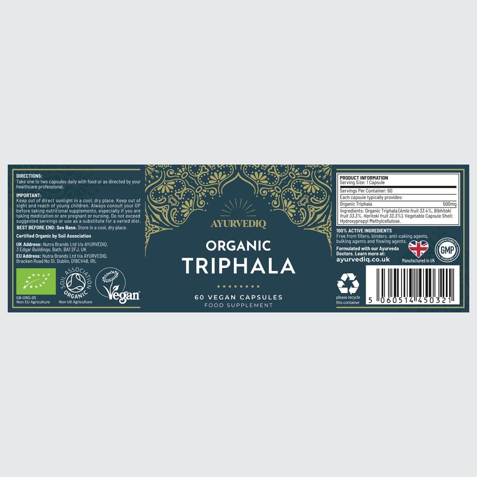 Organic Triphala - bowel regularity