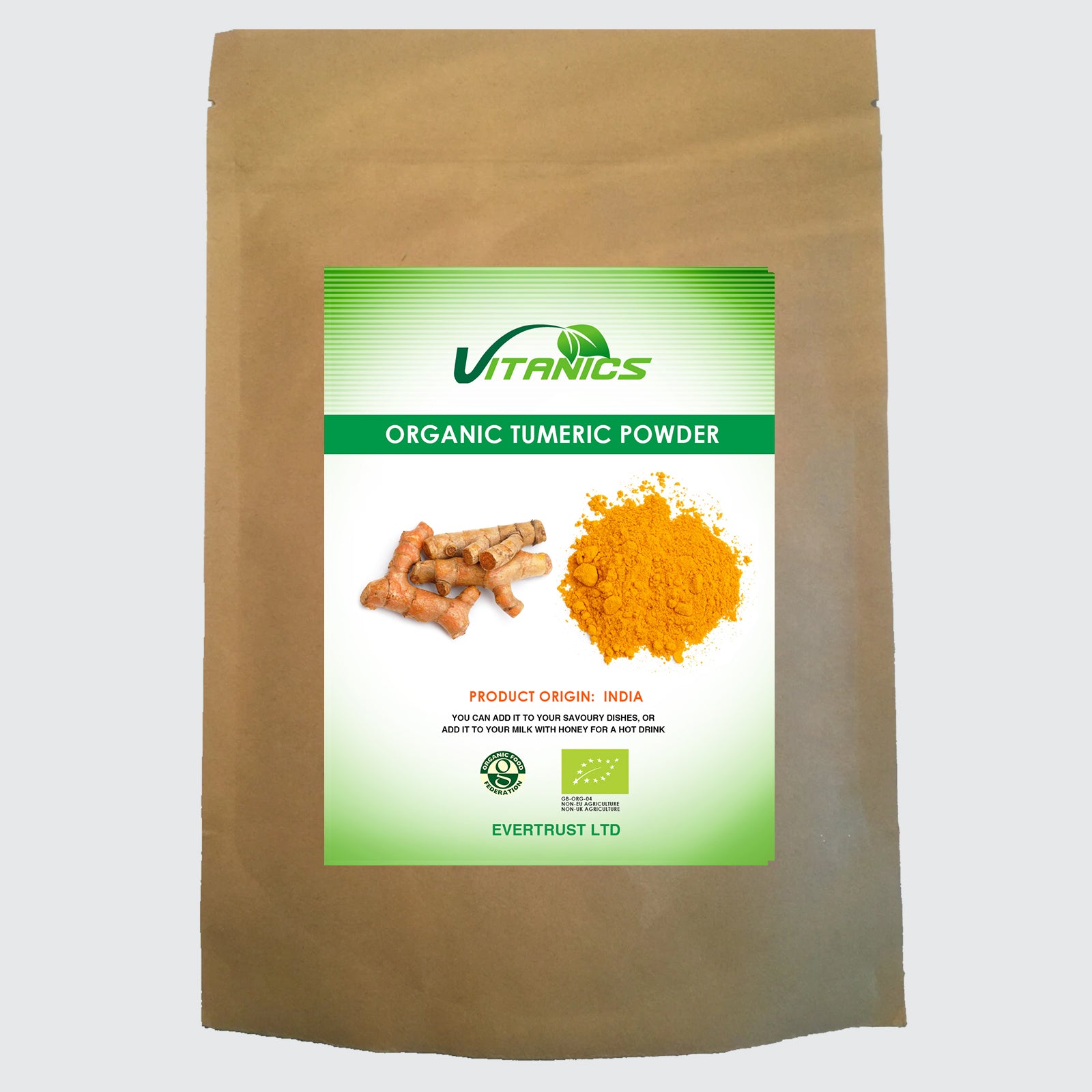 Organic Turmeric Powder (Haldi) - 100% Certified