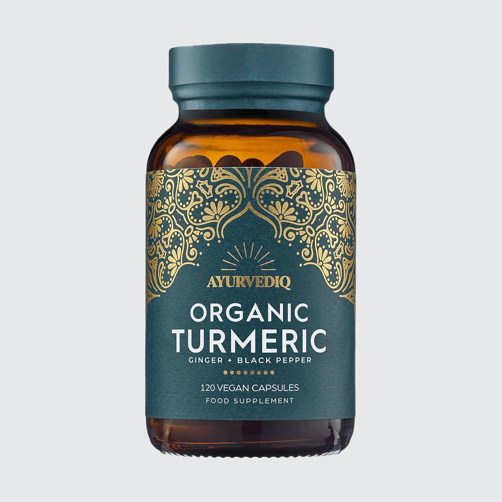 Organic Turmeric Ginger & Black Pepper Extract Caps - 120's