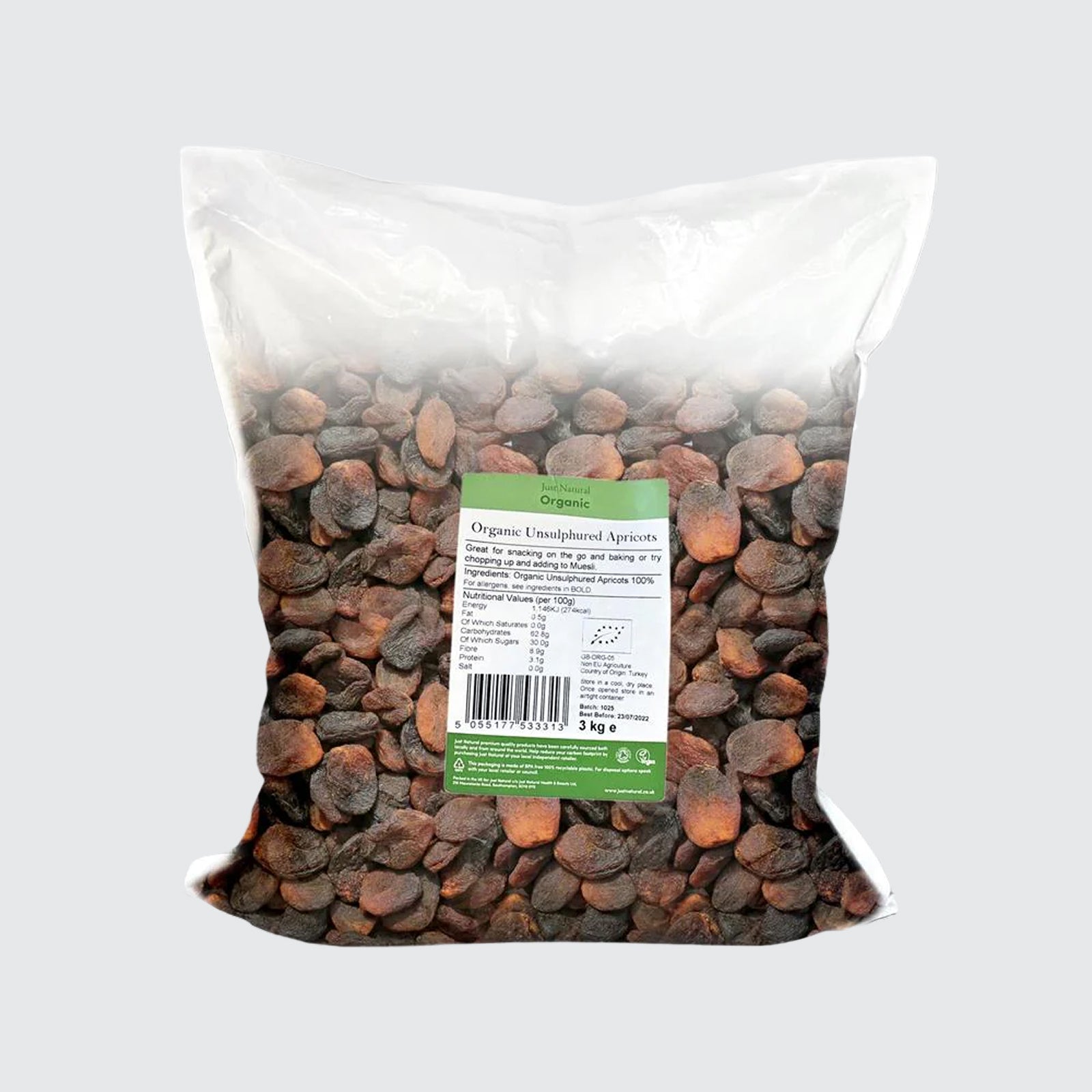 Organic Unsulphured Apricots