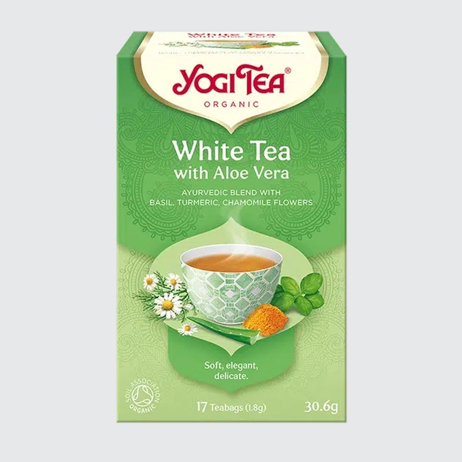 Organic White Tea Aloe Vera Teabags