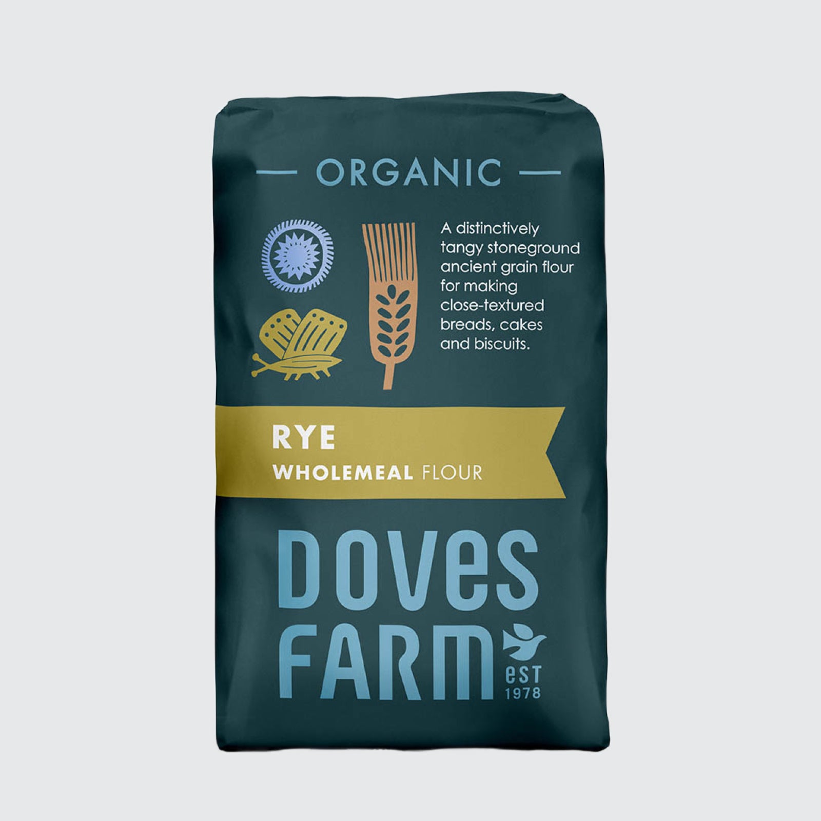 Organic Wholemeal Rye Flour