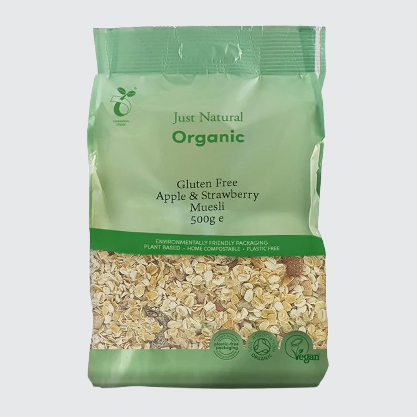 Organic Gluten Free Apple & Strawberry Muesli