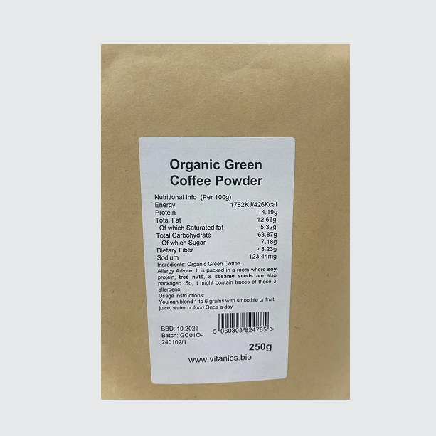 Organic Green Coffee