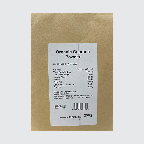 Organic Guarana Powder