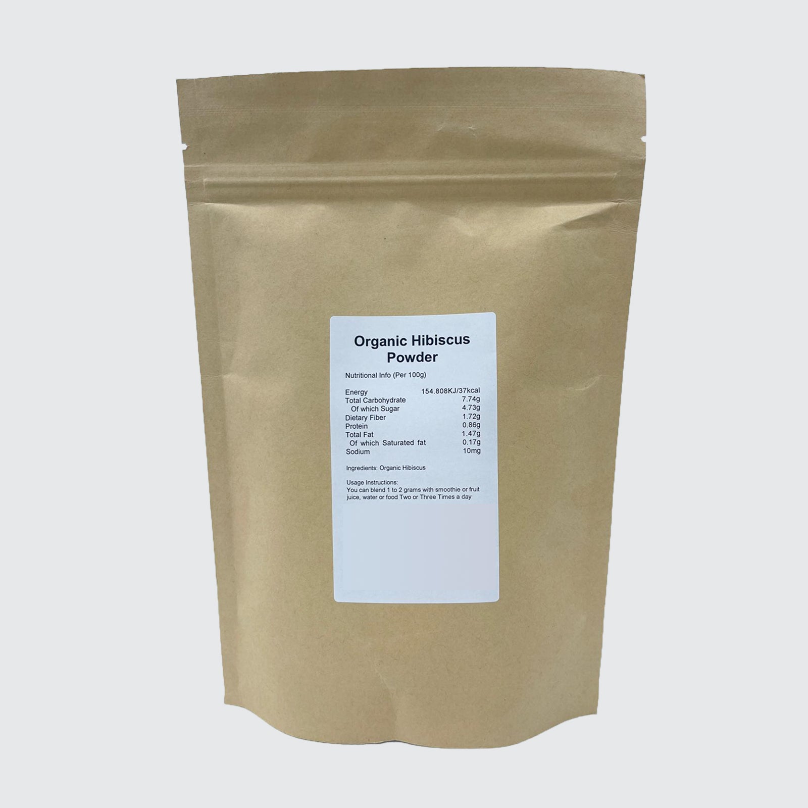 Organic Hibiscus Powder - 100% Certified